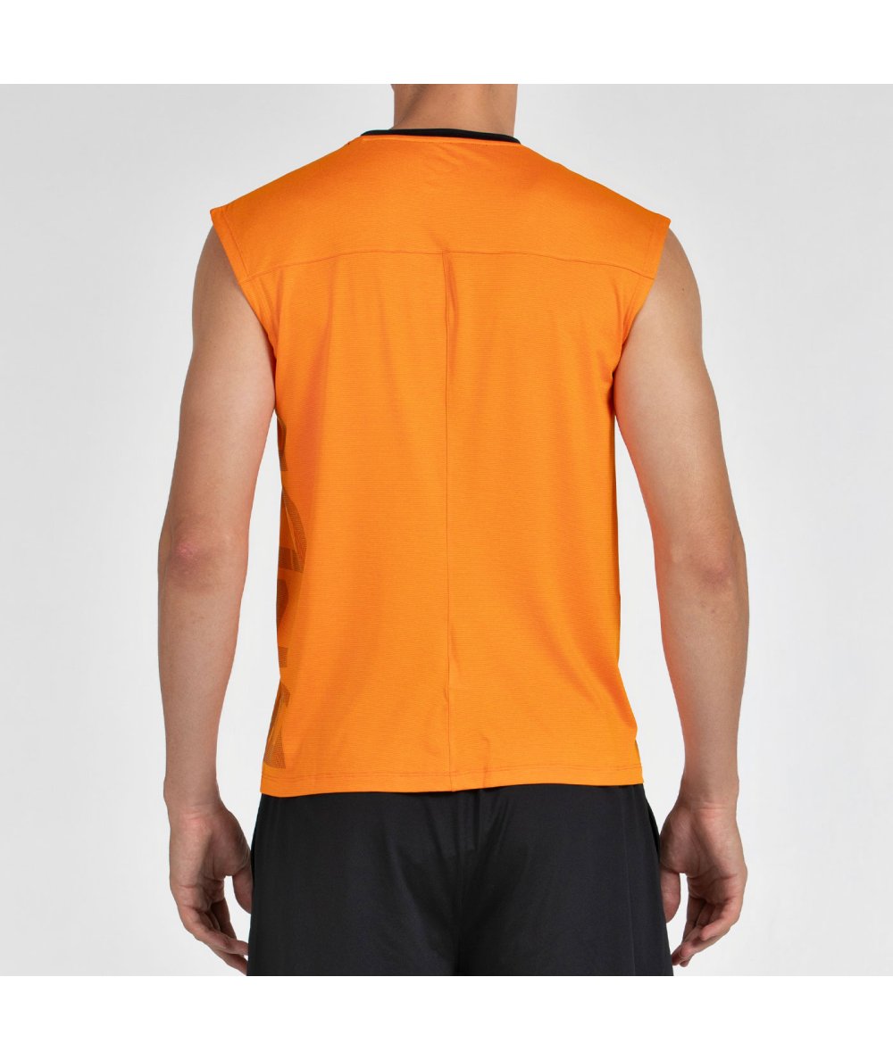 Майка мужская Bullpadel BELENO, оранжевый меланж