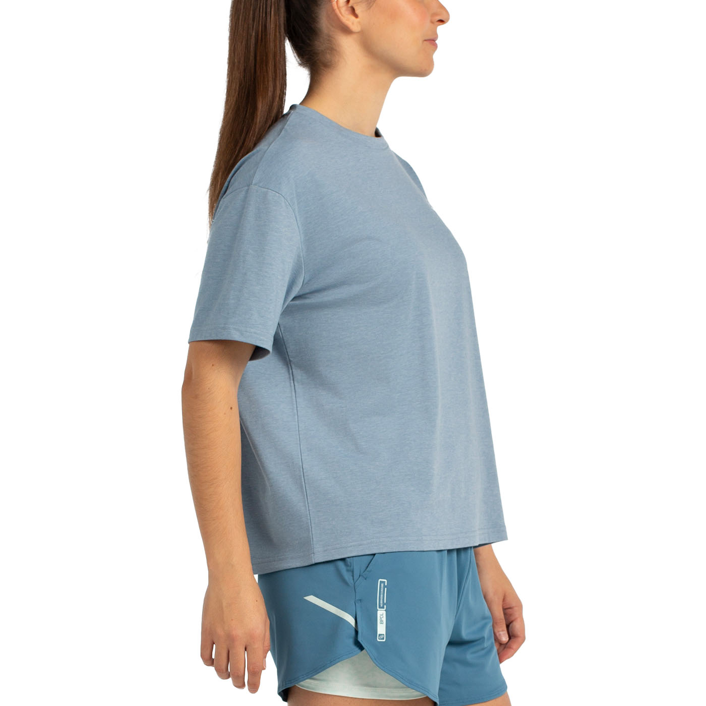 Футболка женская Bullpadel OYEME, зелено-синий