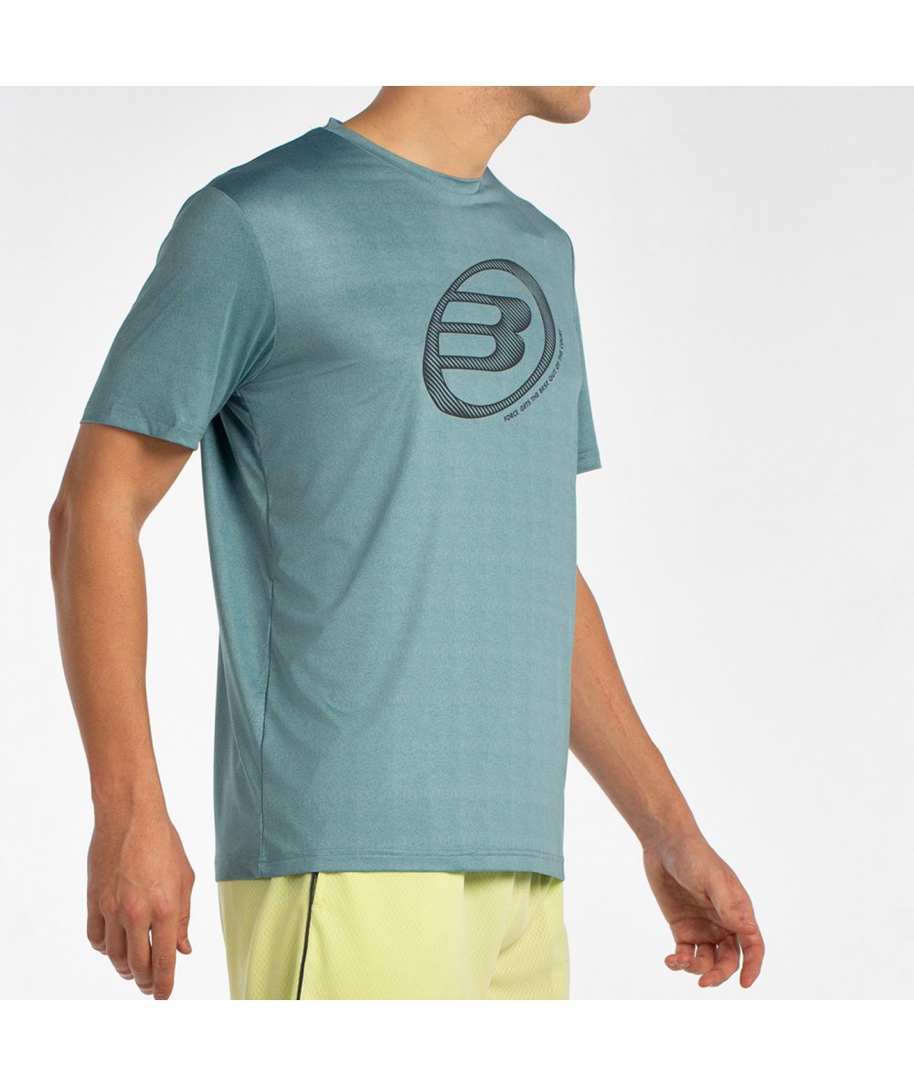 Футболка мужская Bullpadel LANDE, синий -зеленый