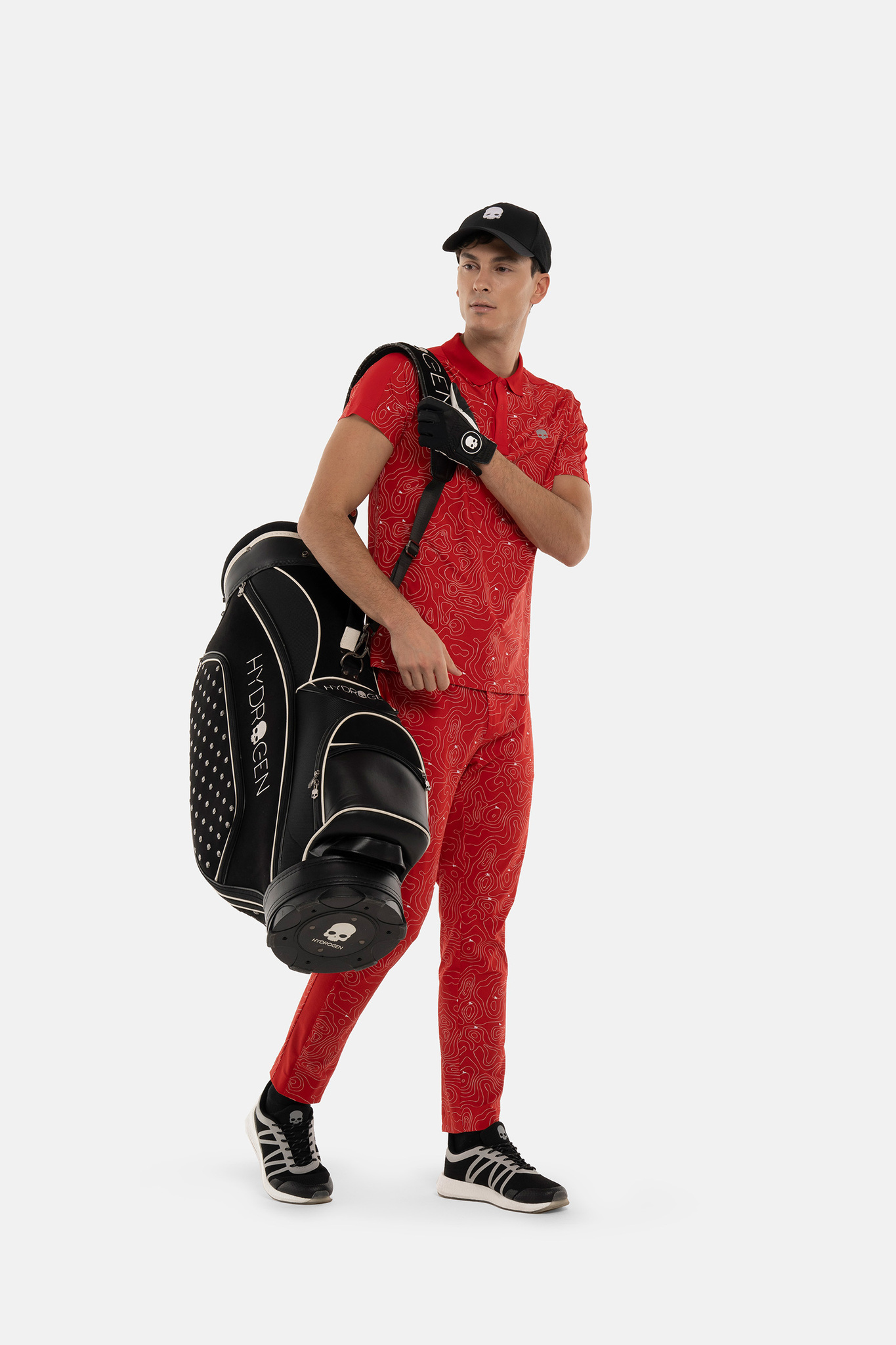 Мужское поло HYDROGEN GOLF FIELDS TECH POLO (GL0007), голубой