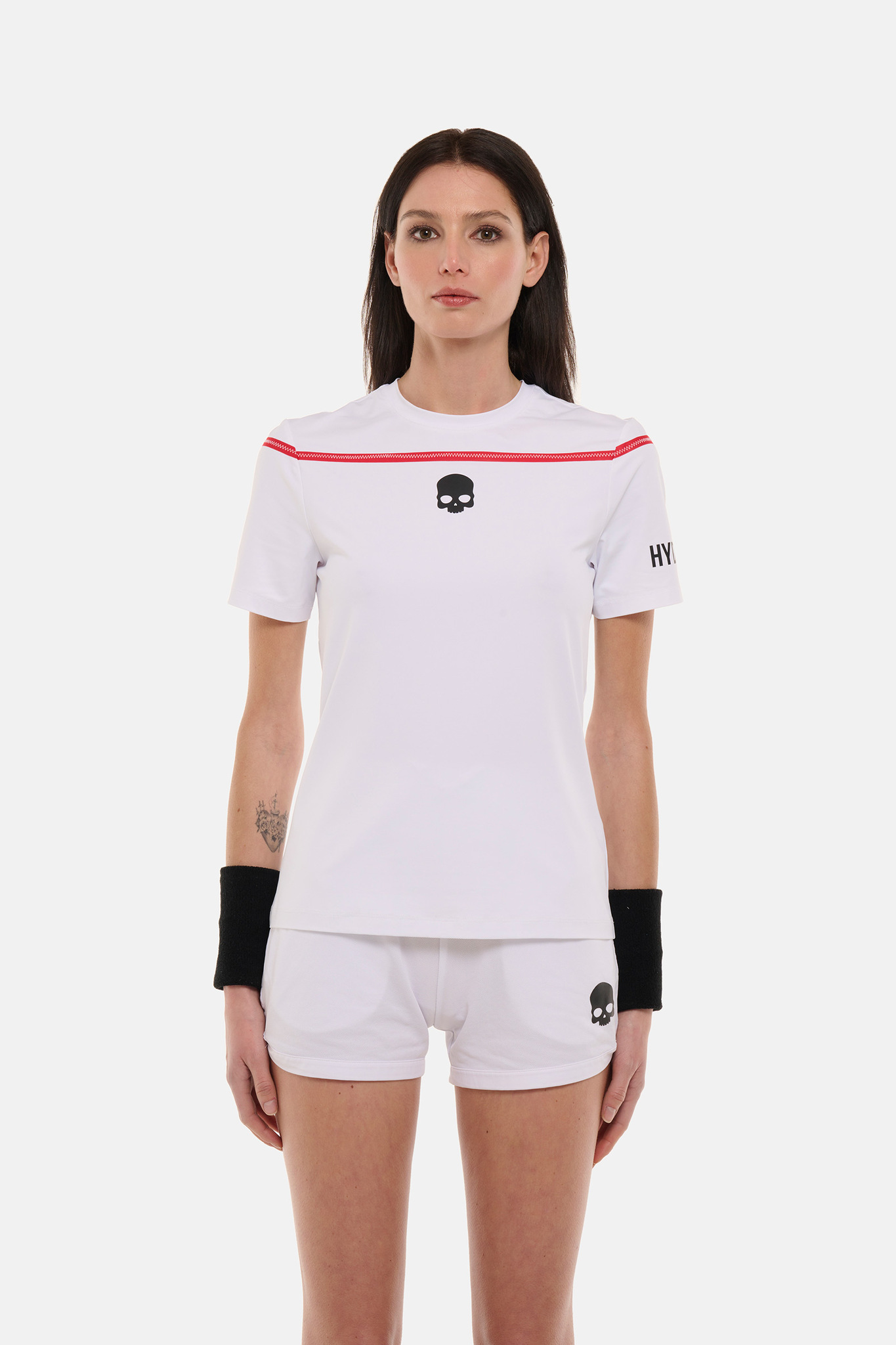 Женская футболка HYDROGEN ZIG ZAG TAPE T-SHIRT (TT1004), белый