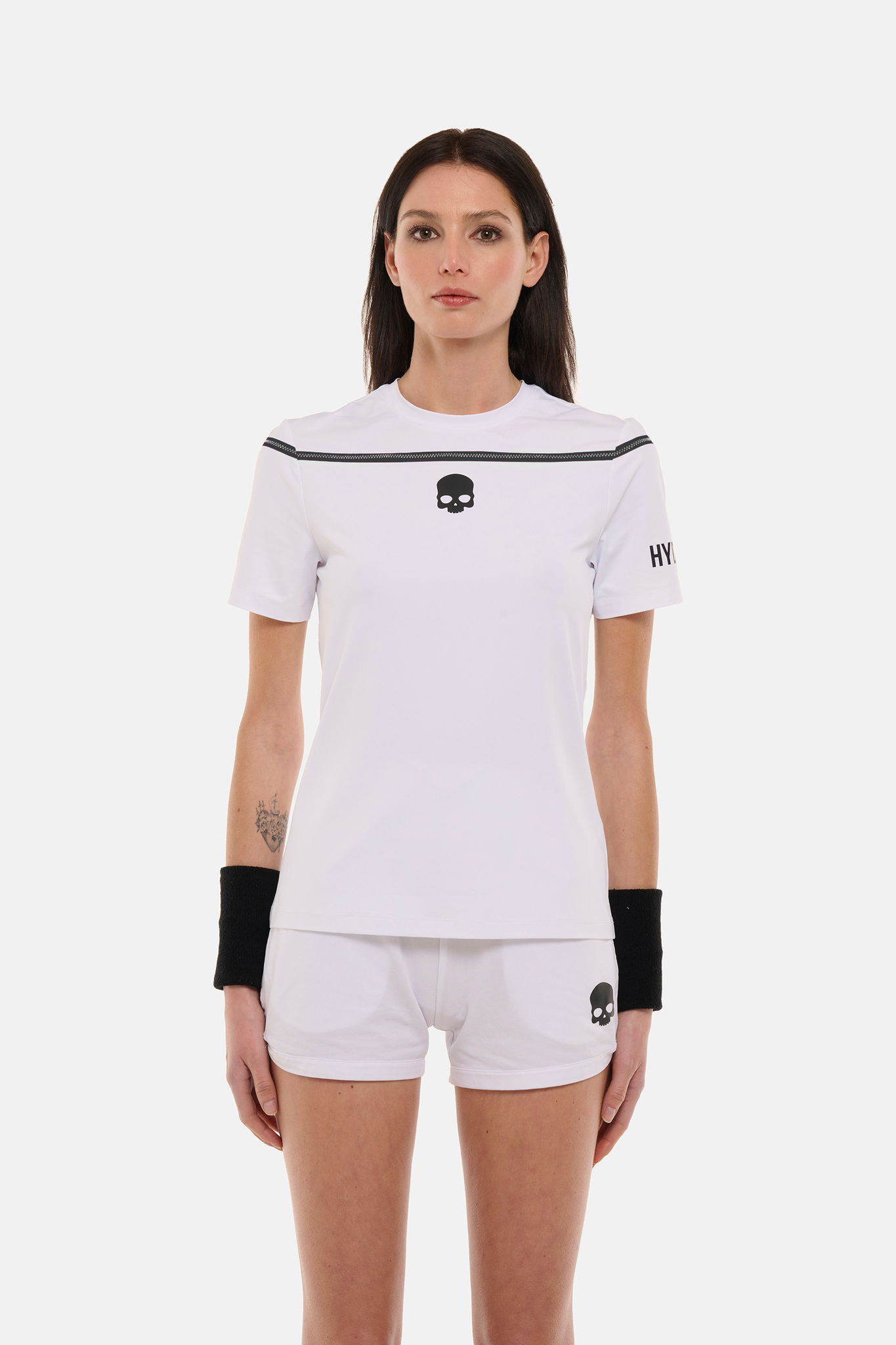 Женская футболка HYDROGEN ZIG ZAG TAPE T-SHIRT (TT1004), белый