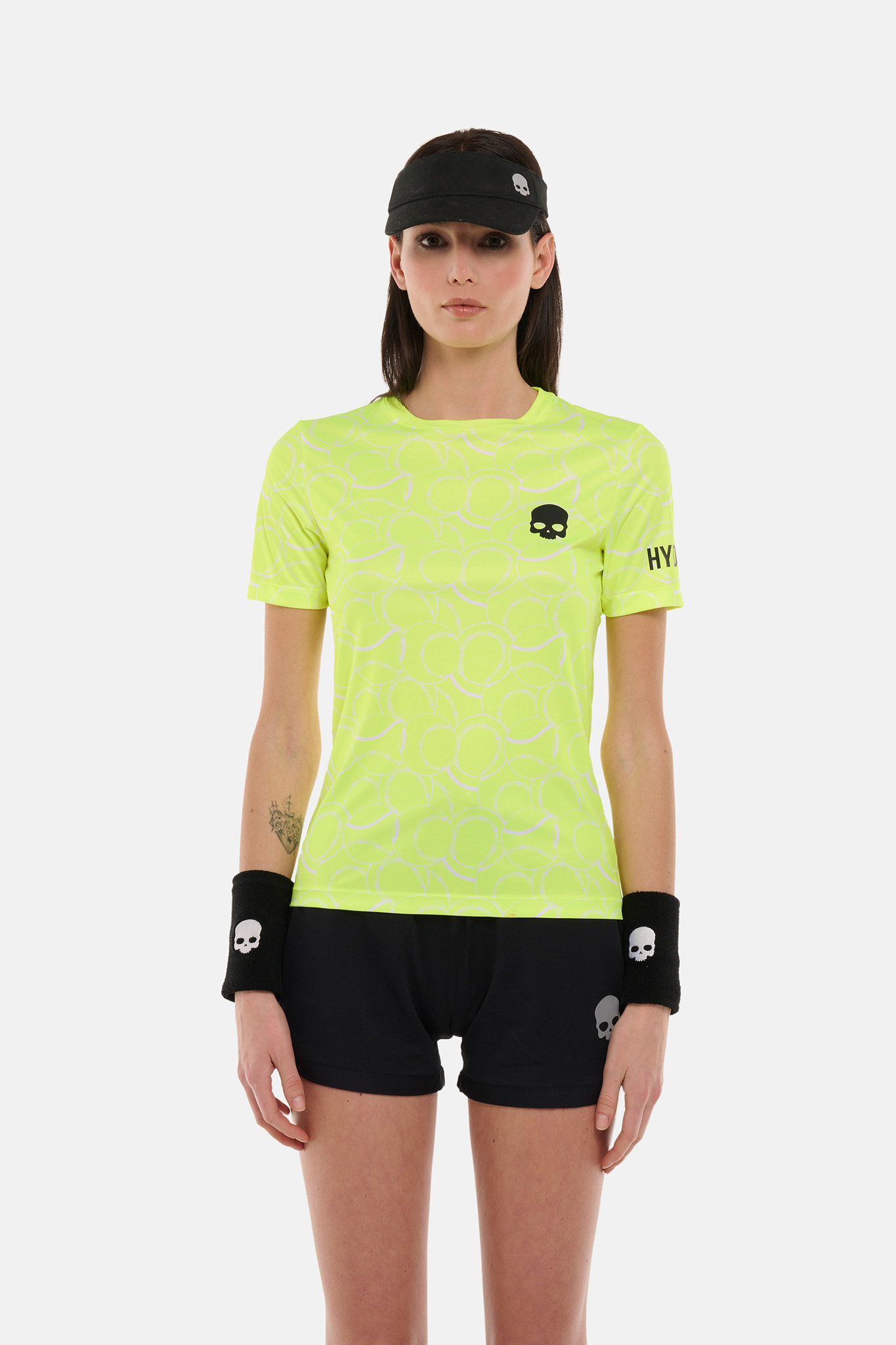 Женская футболка Hydrogen ALLOVER TECH T-SHIRT (TT1011), желтый