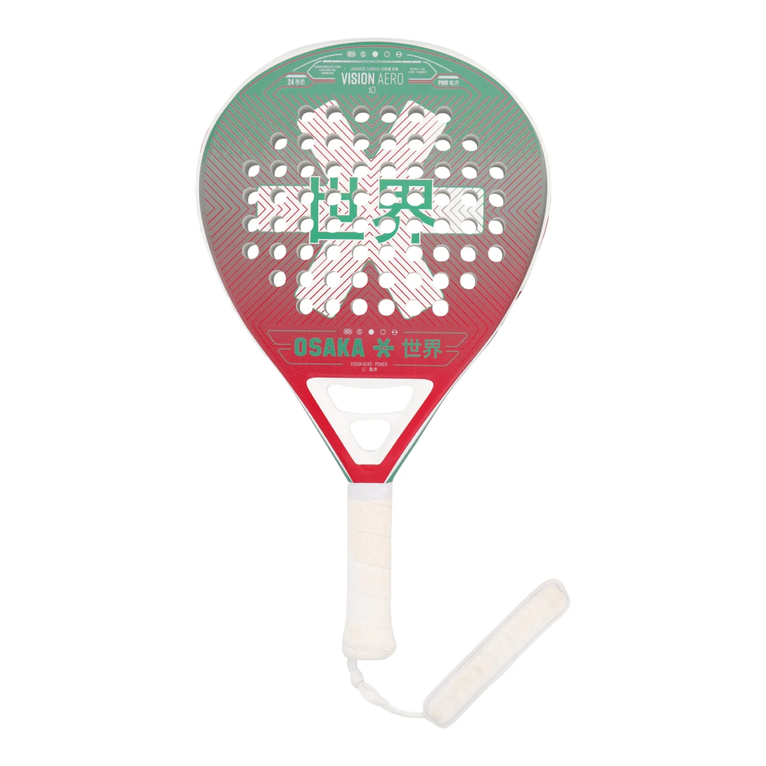 Ракетка для падела Osaka Vision Aero Power Red-Green