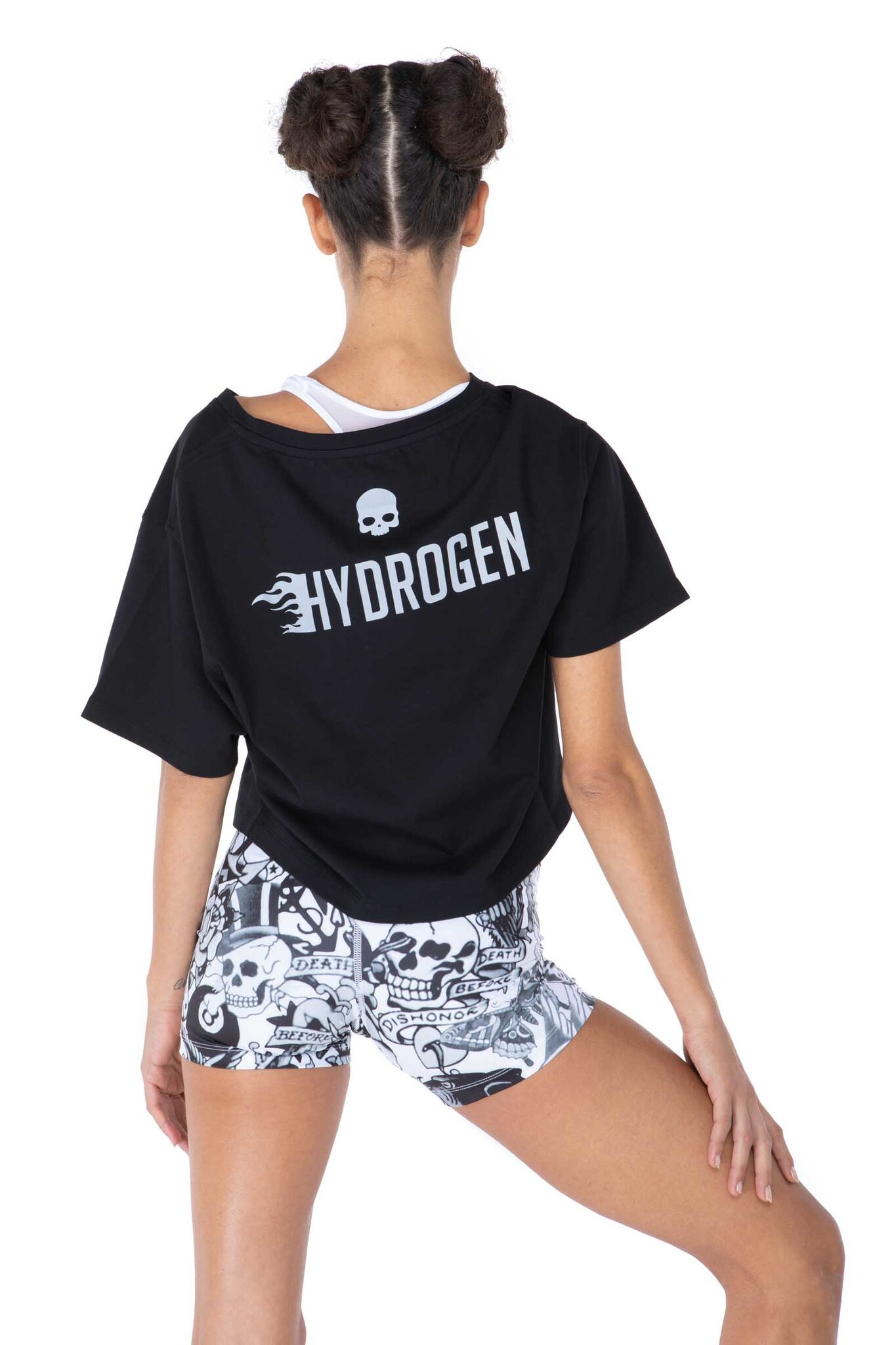 Женская футболка Hydrogen CROPPED SUPERFAST  (R01412-007)