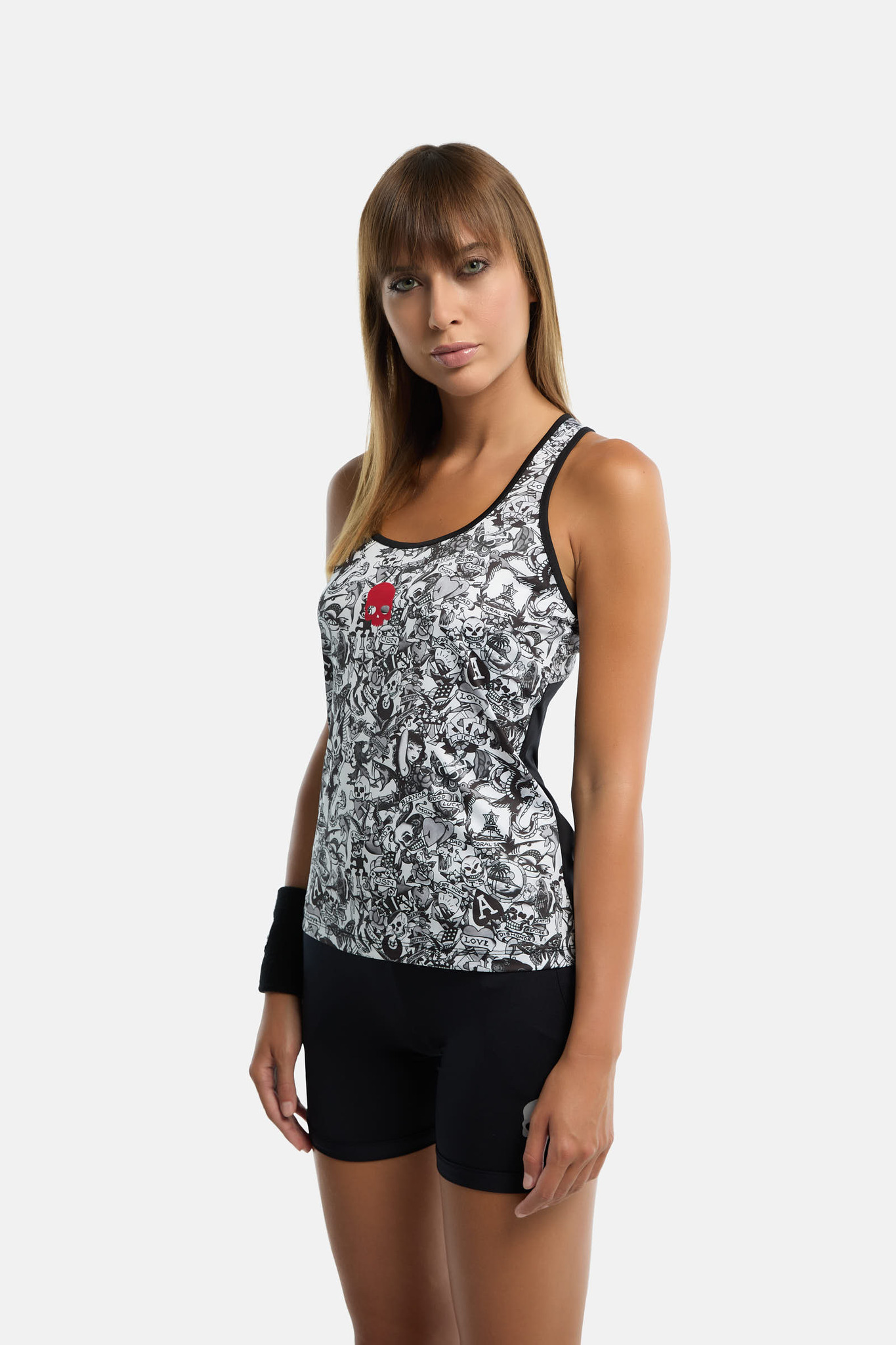 Женская майка Hydrogen  TATTOO TANK TOP (D01001-106)