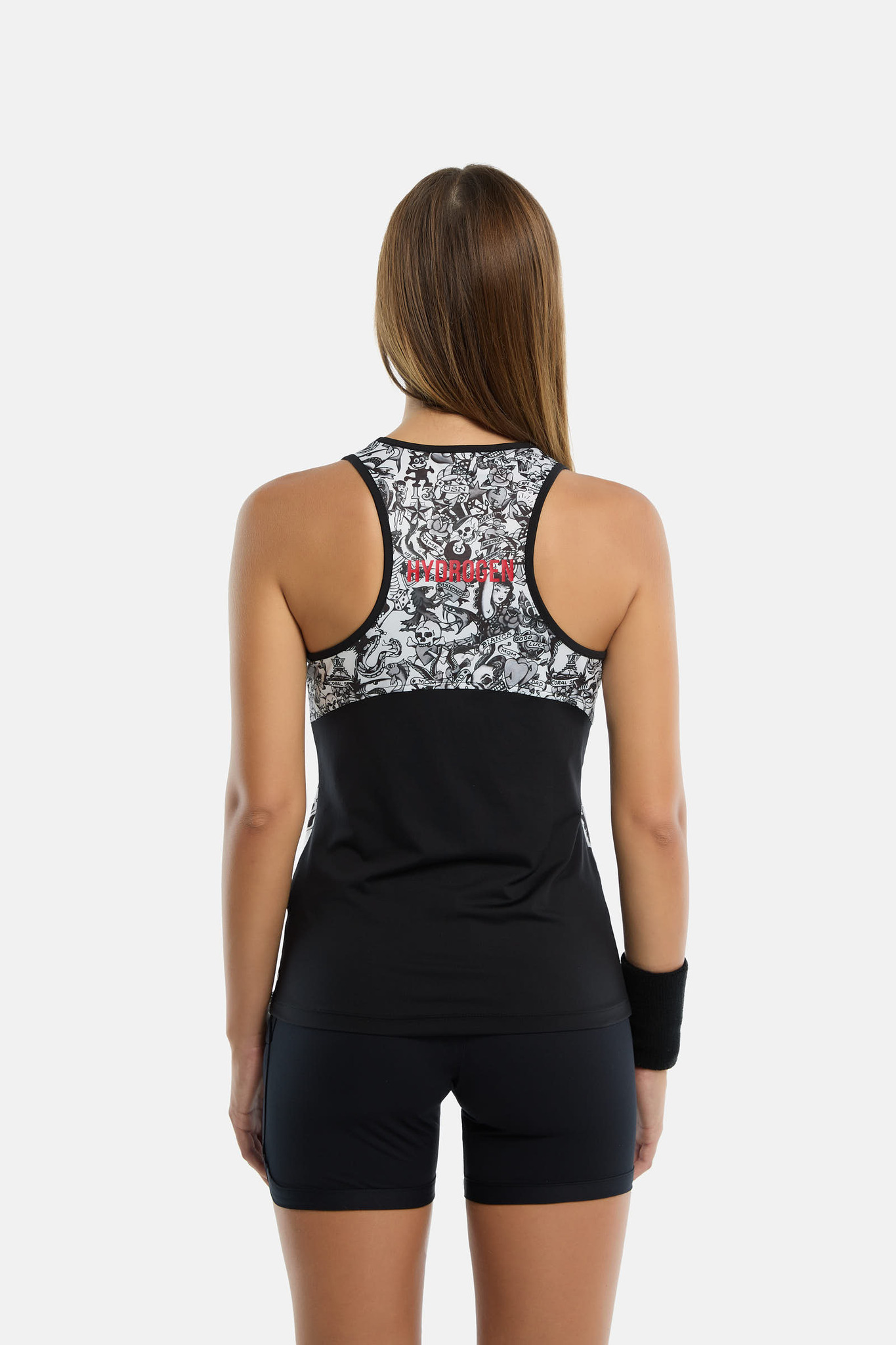 Женская майка Hydrogen  TATTOO TANK TOP (D01001-106)