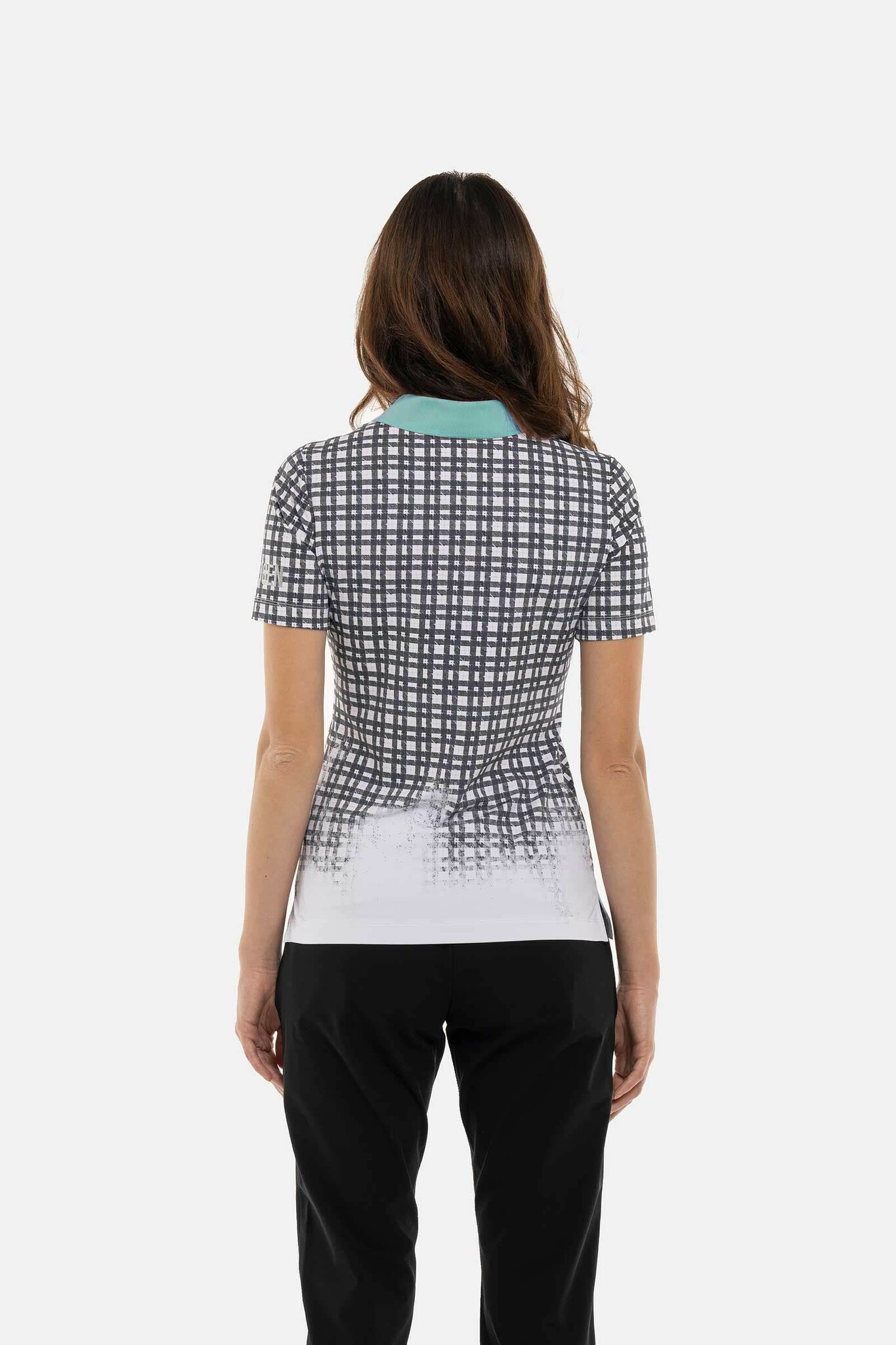 Женское поло Hydrogen PAINTED TARTAN TECH POLO (GL1003)