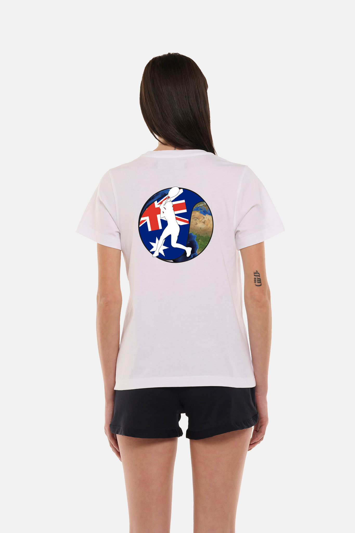 Женская футболка HYDROGEN MATCH T-SHIRT (TT1010)