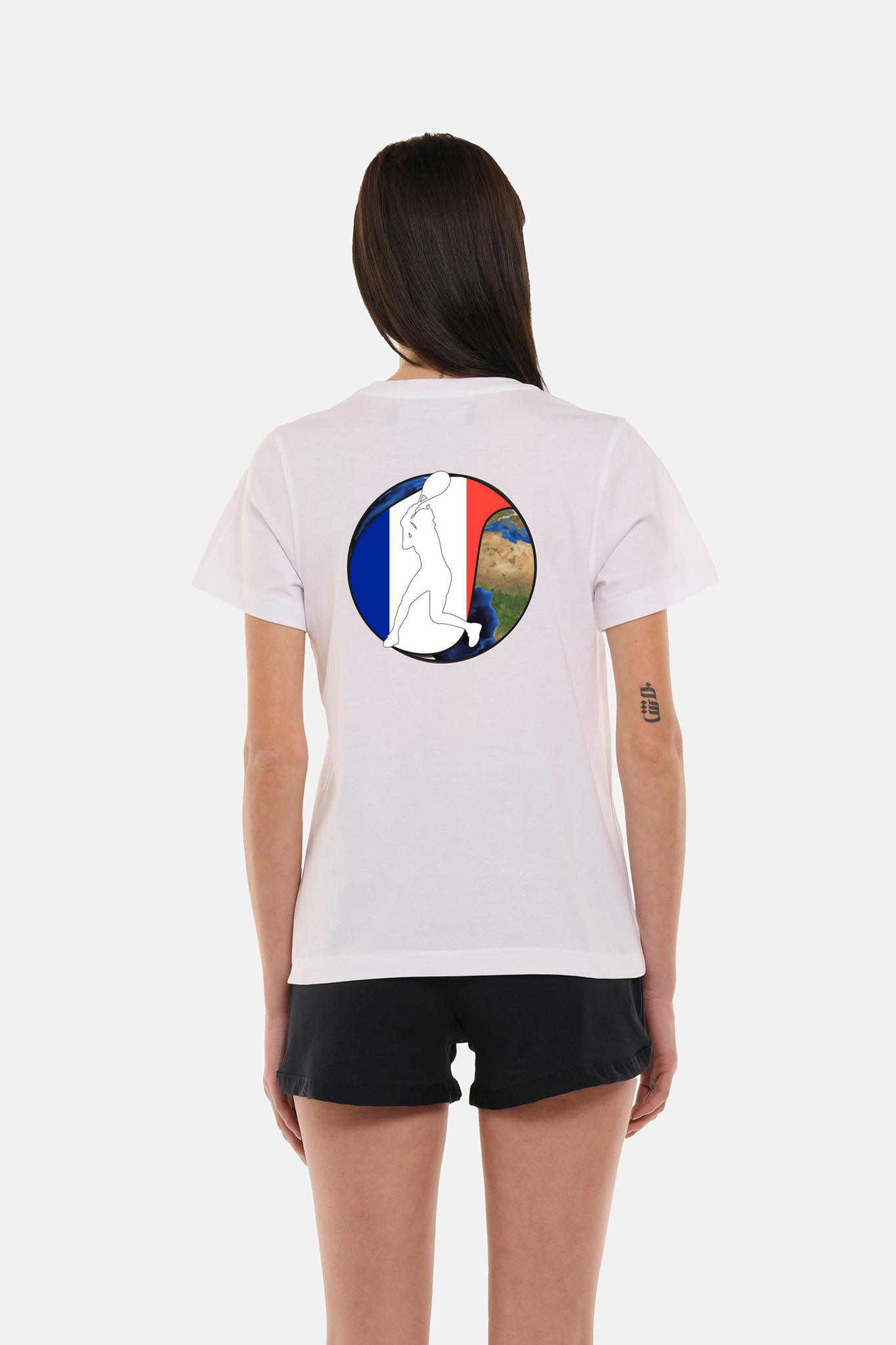 Женская футболка HYDROGEN MATCH T-SHIRT (TT1010)