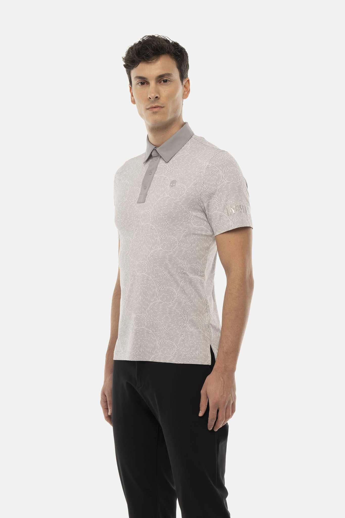 Мужское поло Hydrogen IMPRINT TECH POLO (GL0014-M33)