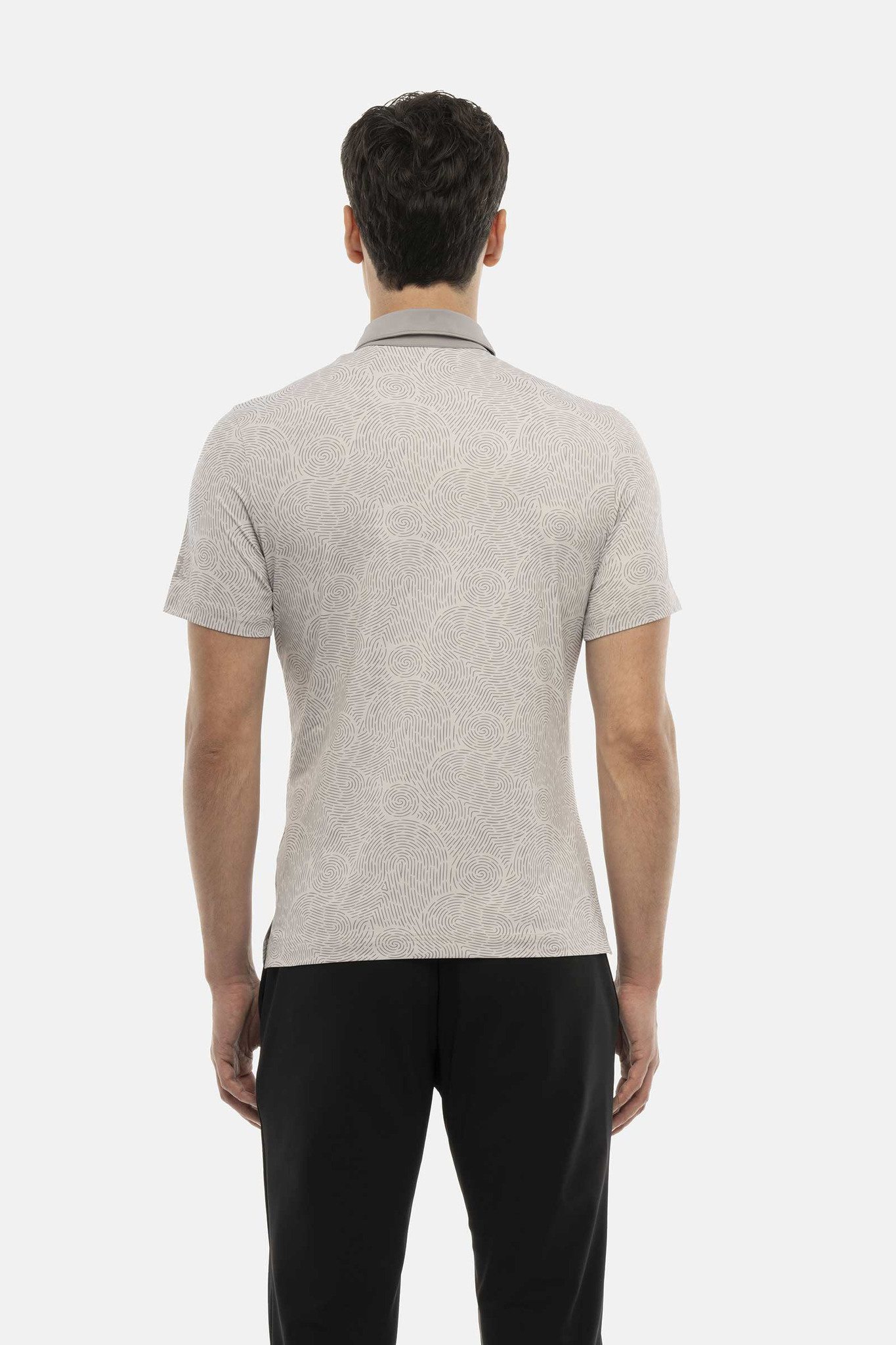 Мужское поло Hydrogen IMPRINT TECH POLO (GL0014-M33)