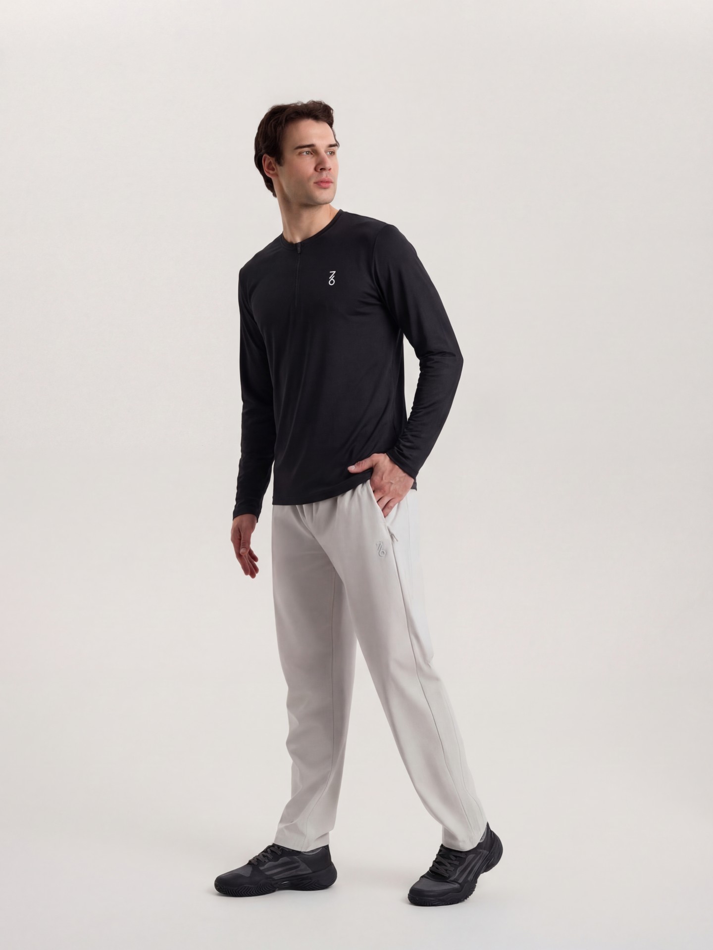 Лонгслив мужской 7/6 Tony Longsleeve 2.0 Black