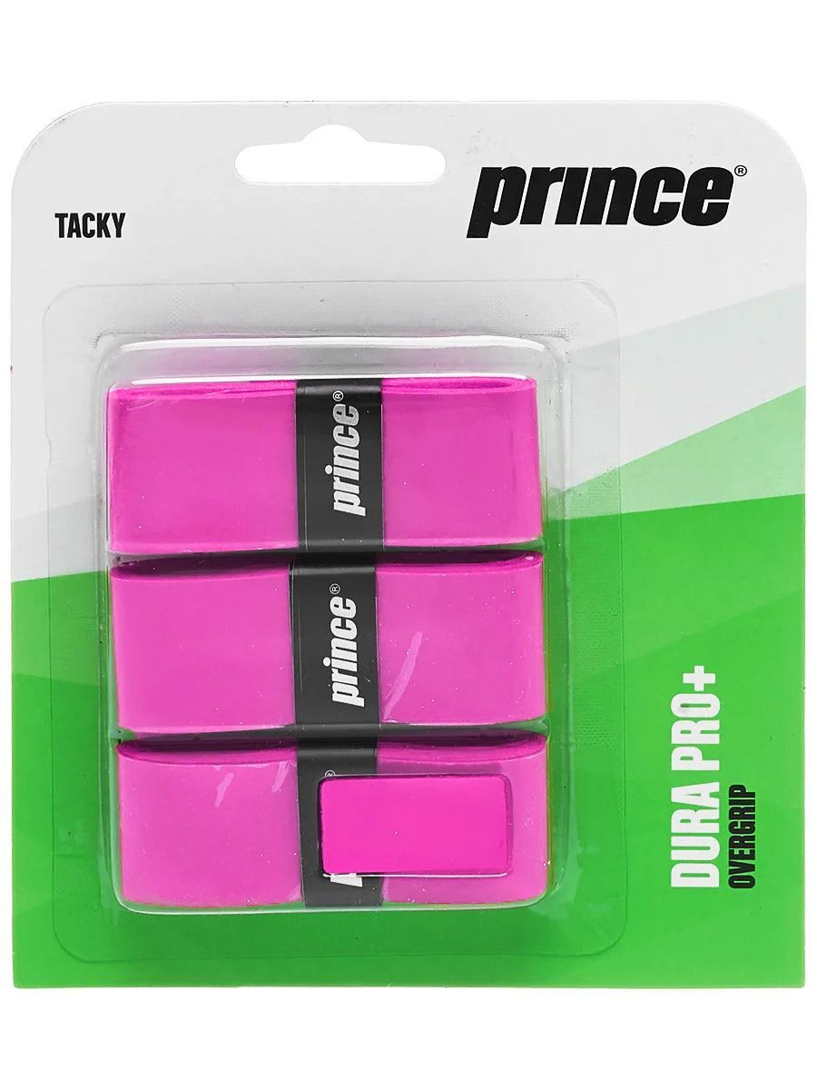 Овергрип Prince dura pro+ розовый, 3шт/уп