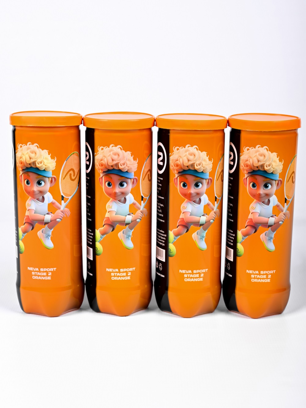 Мячи NEVA SPORT (Orange) - 3 мяча