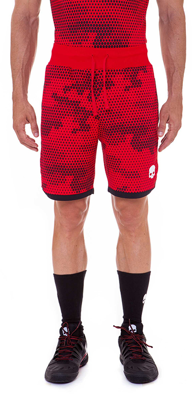 Теннисные шорты HYDROGEN Tech Camo - red camouflage (T00127-B40)
