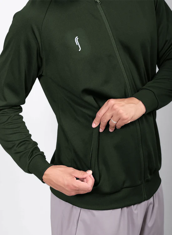 Кофта RS Solid Club Jacket Deep Green (241M421307/000)