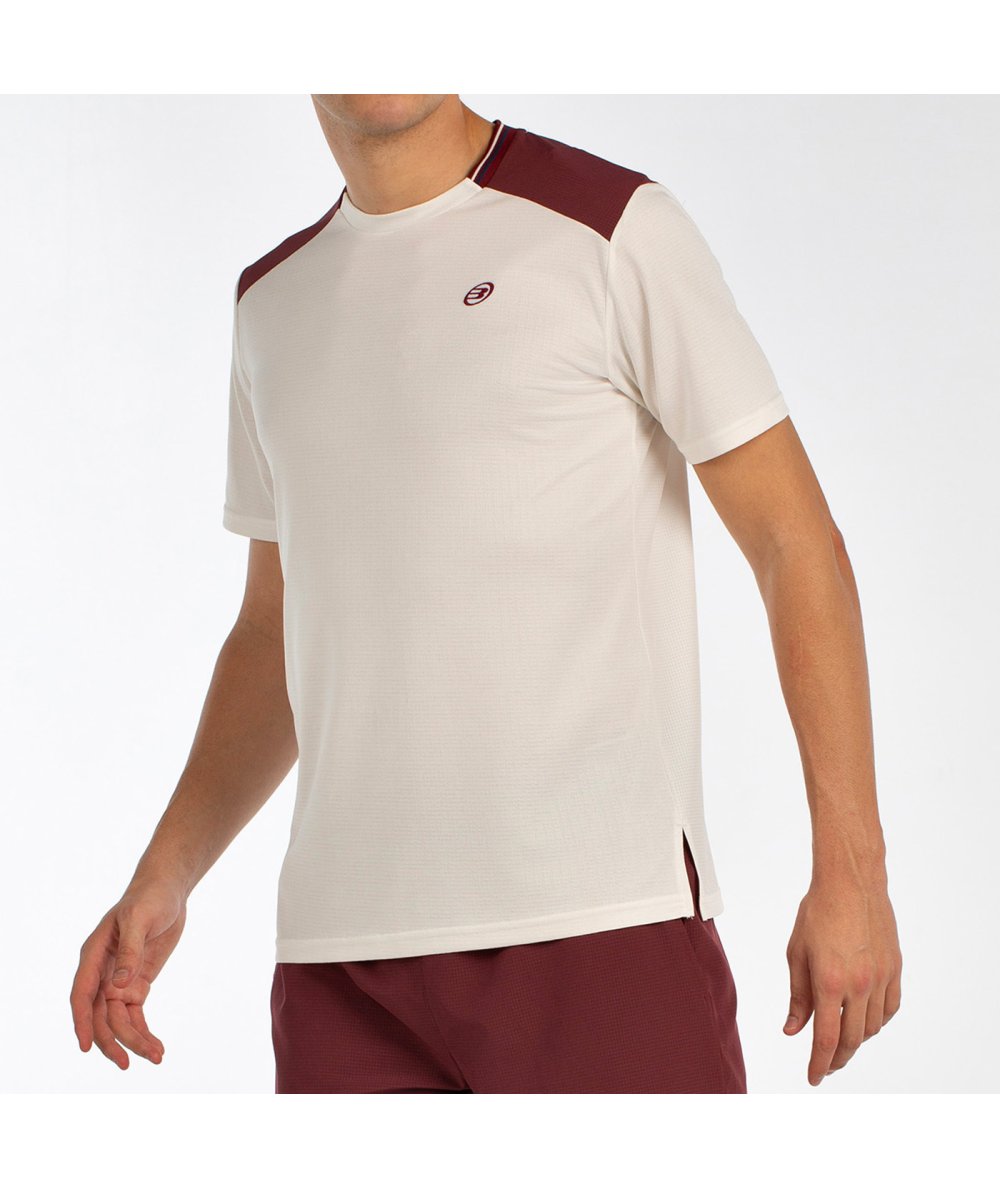 Футболка мужская Bullpadel ACRUX, молочный белый