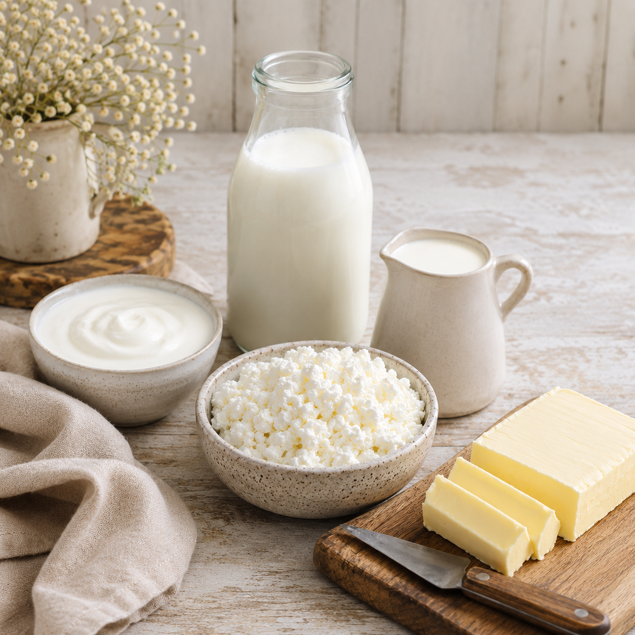 Домашняя молочная продукция
