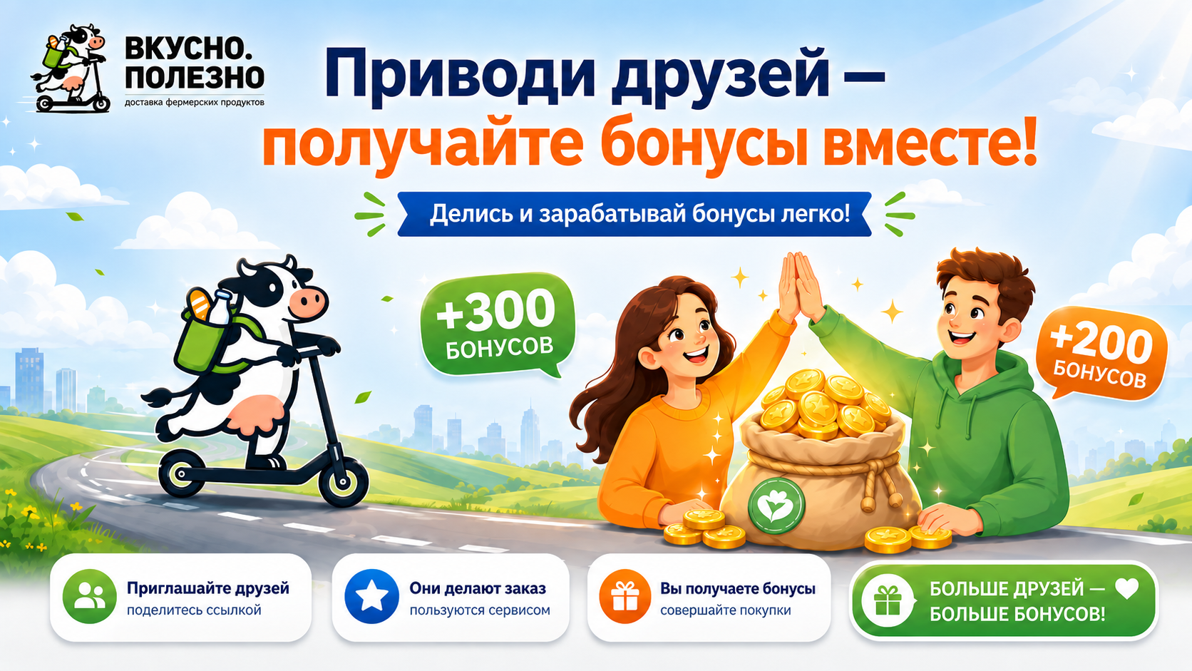 Приводите друзей