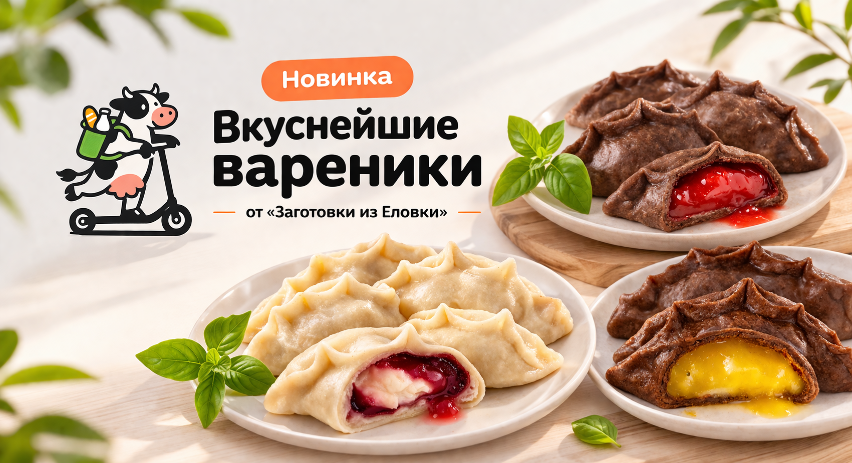 Новинки! Сладкие вареники!