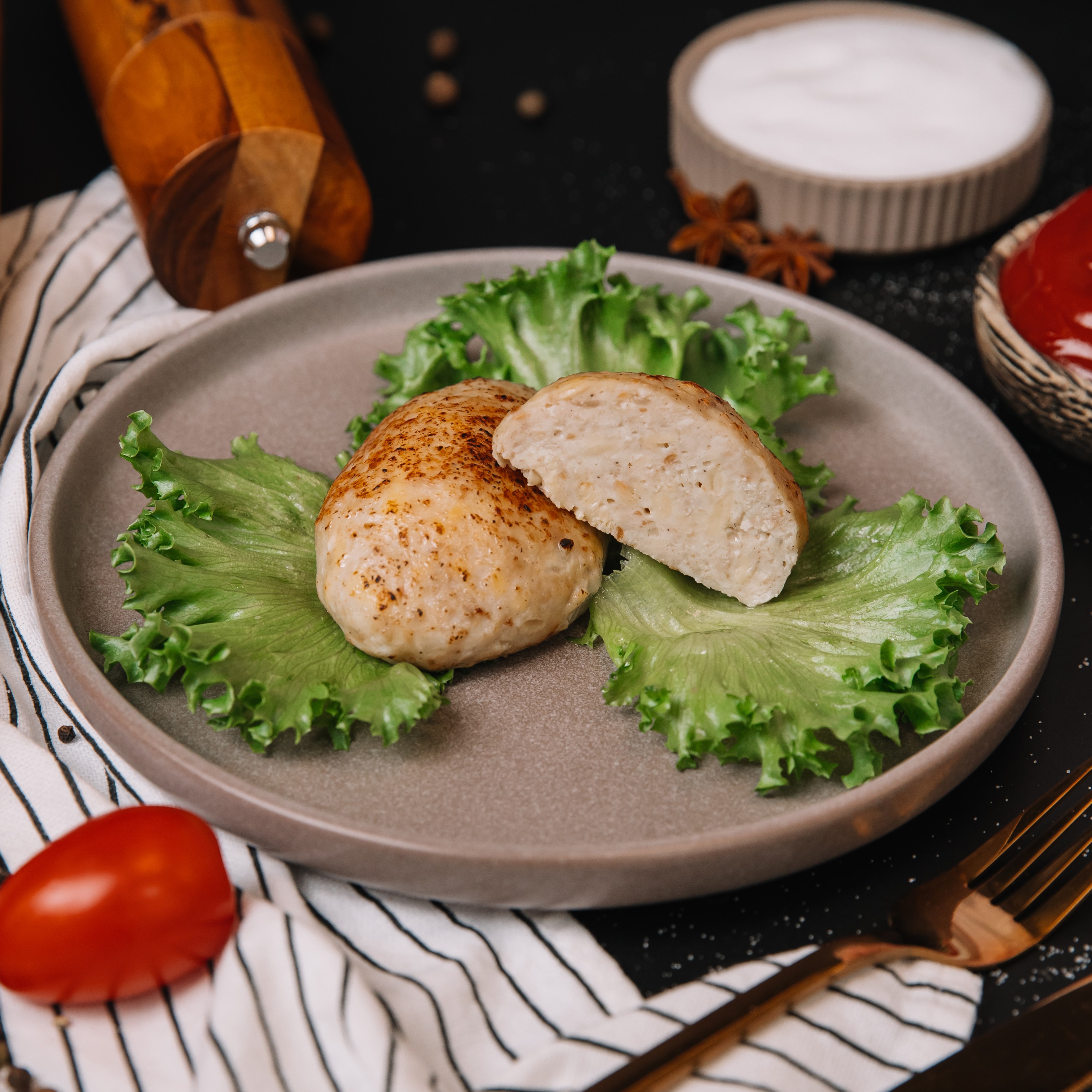 Котлеты "Куриные с копченым сыром" п/ф