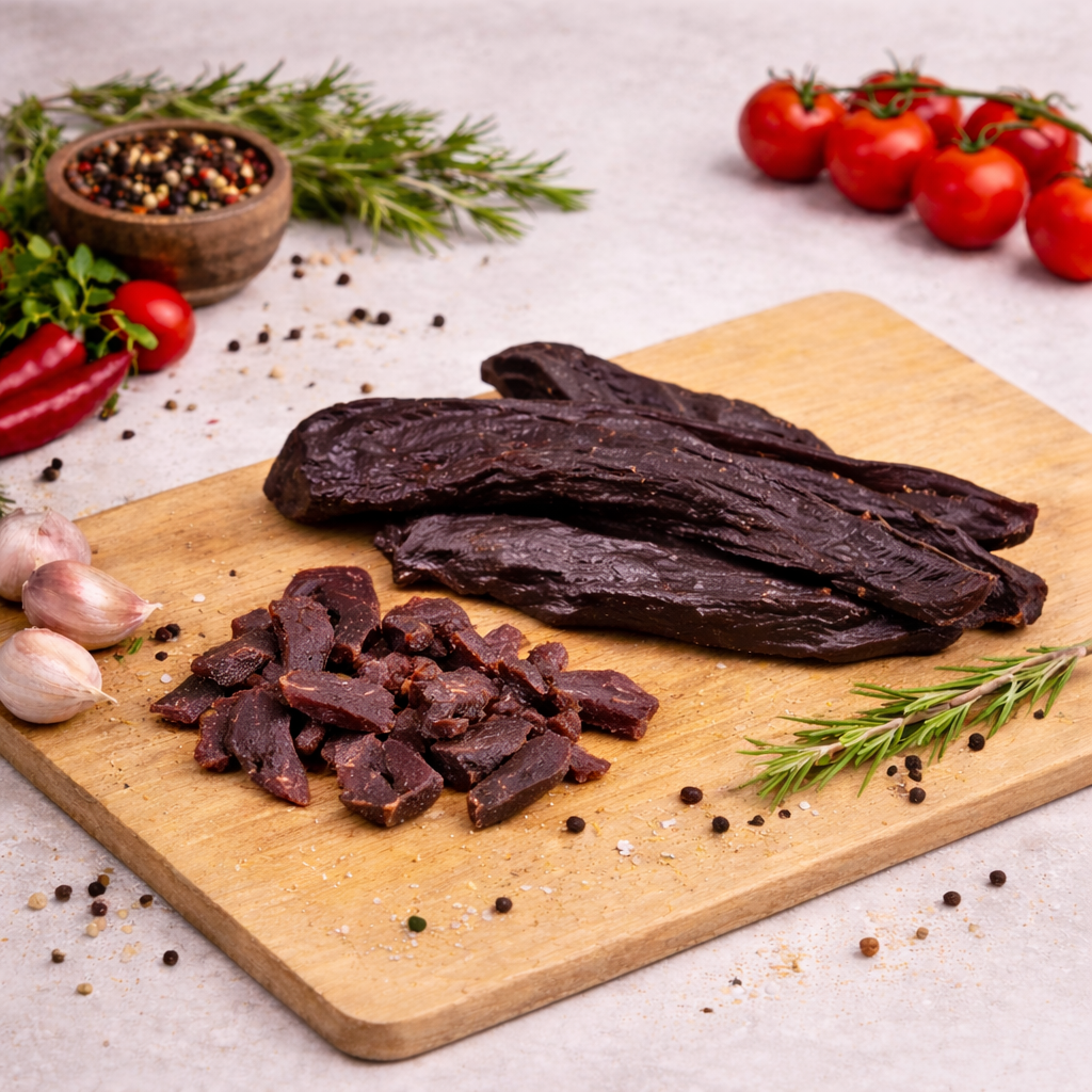 Мясо косули сыровяленое