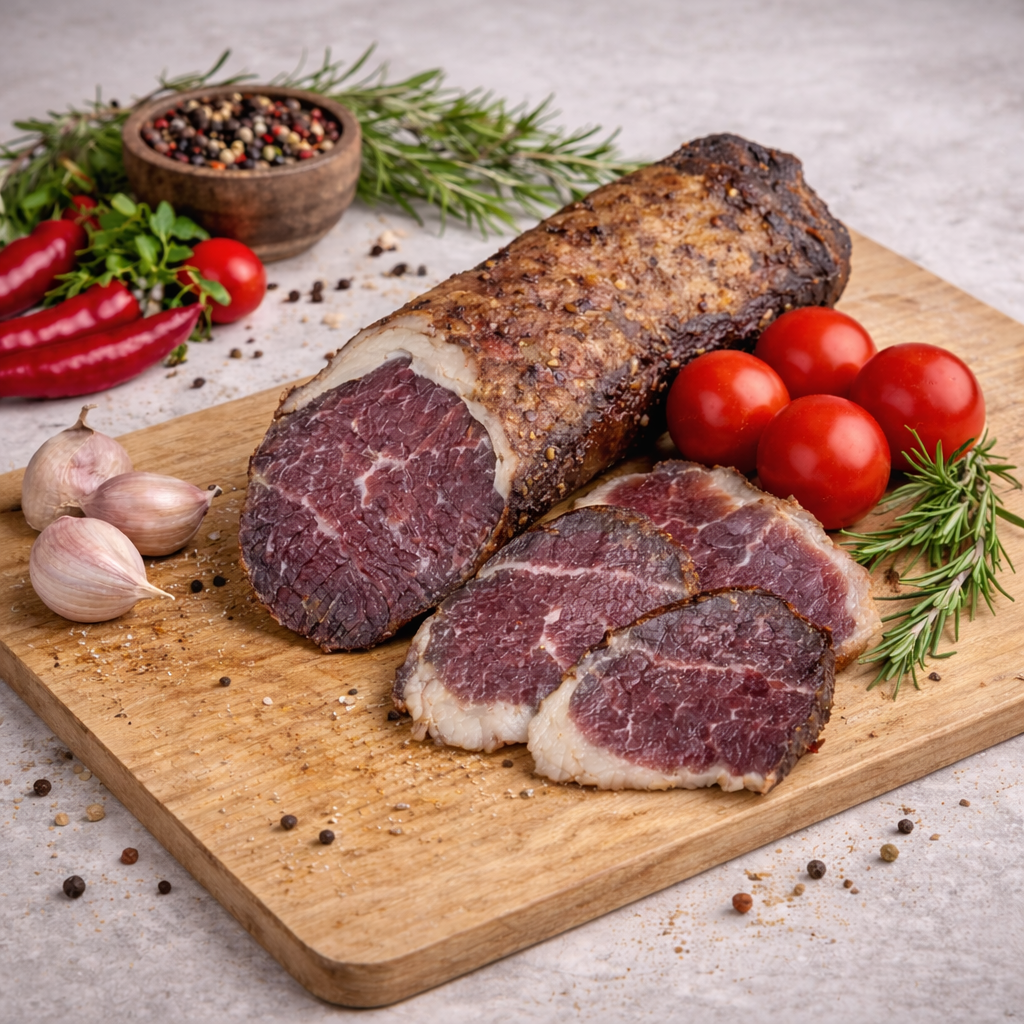 Говядина сырокопченая