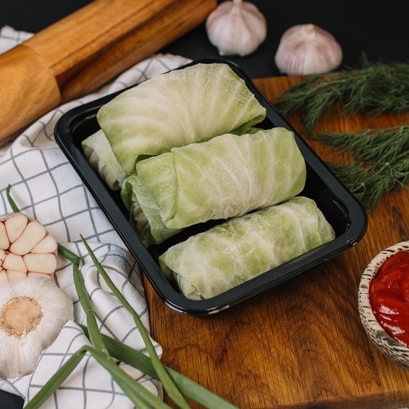 Голубцы с лисичками п/ф