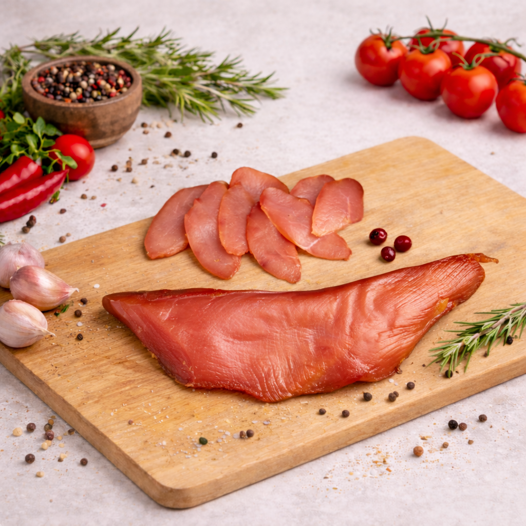 Филе индейки сырокопченое