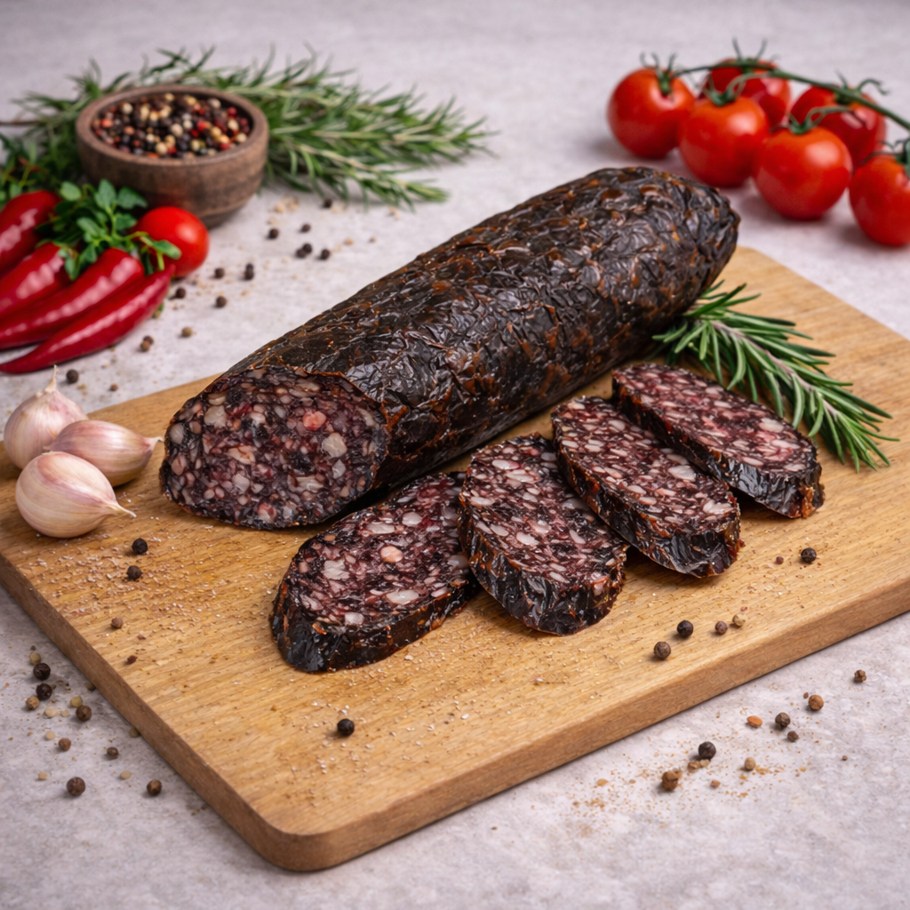 Колбаса из косули сырокопченая