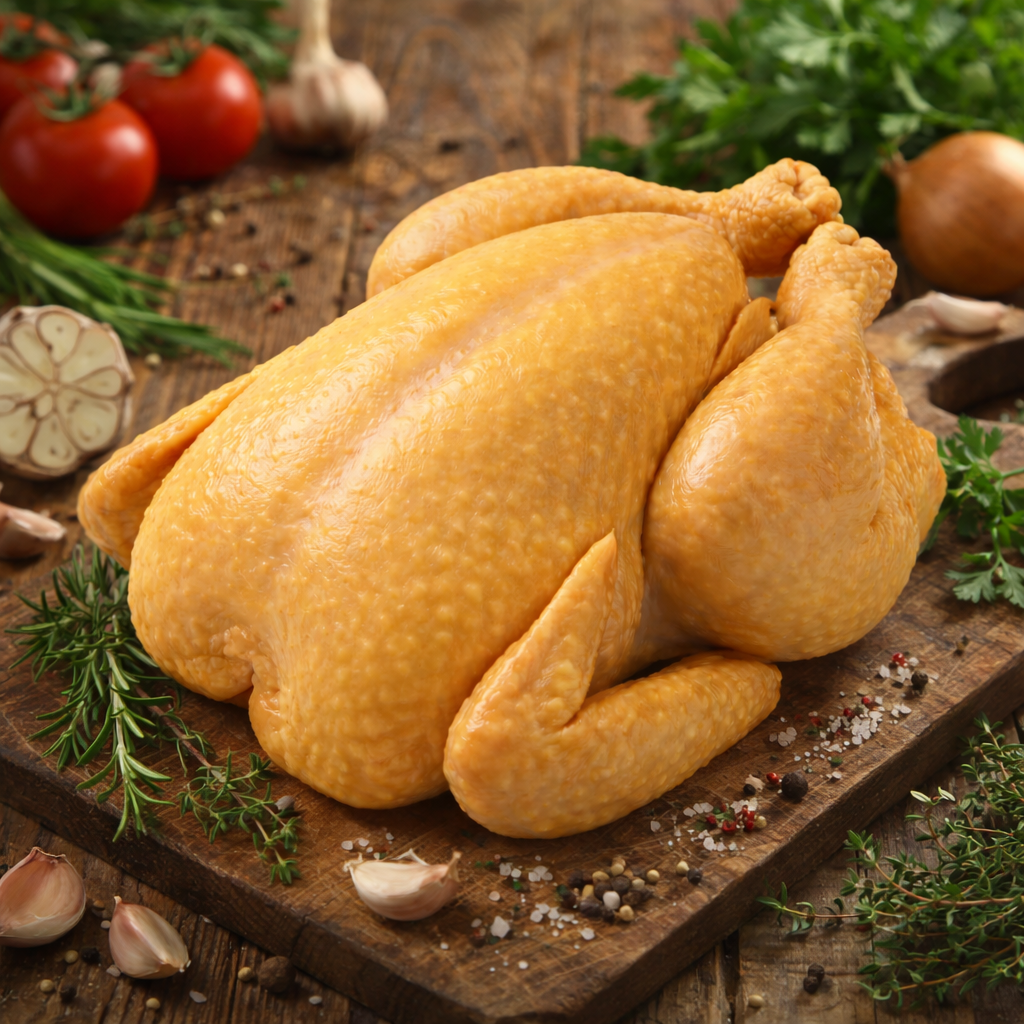 Фермерская курица кукурузного откорма (половина)