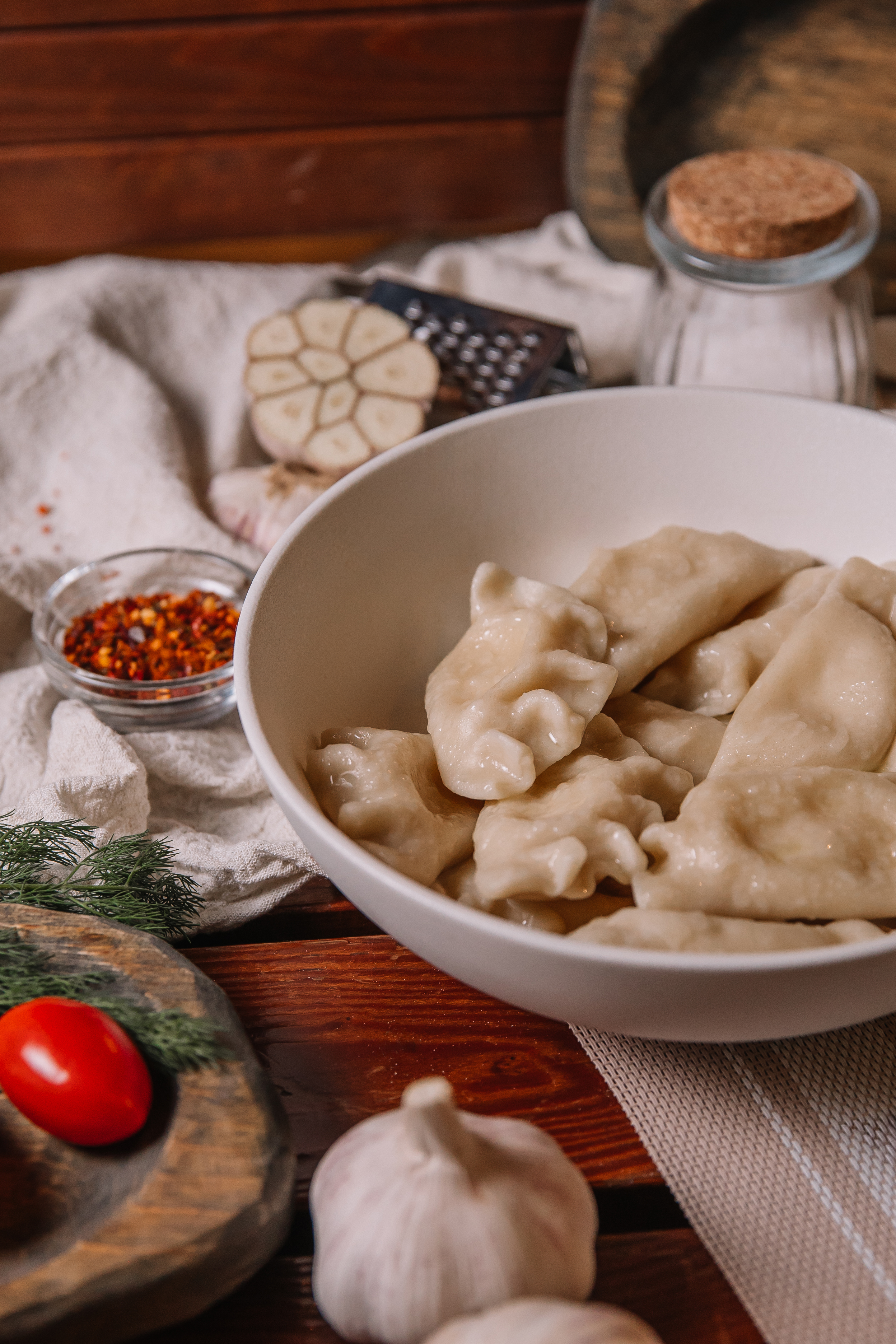 Вареники картофельные на сливках п/ф
