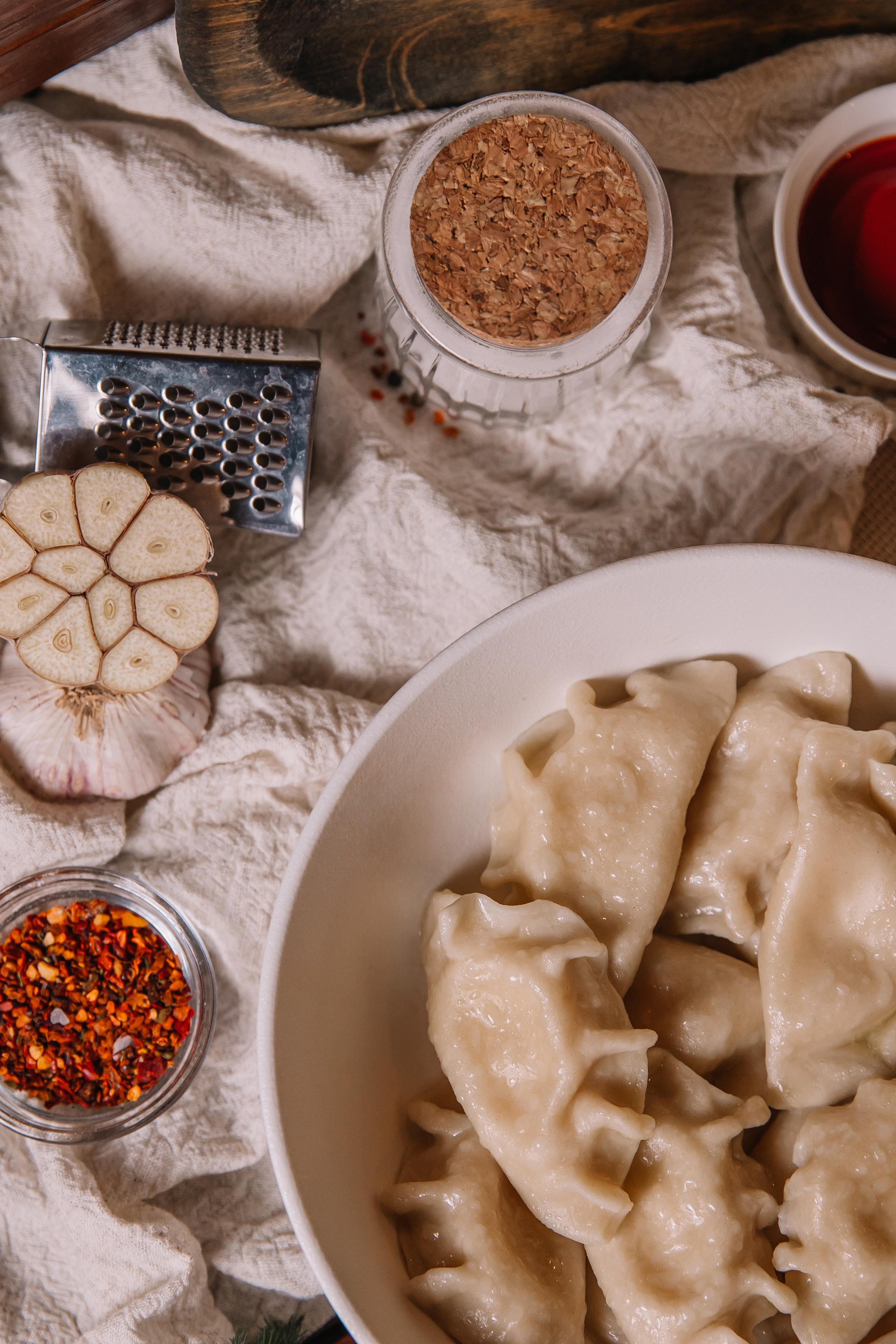 Вареники картофельные на сливках п/ф