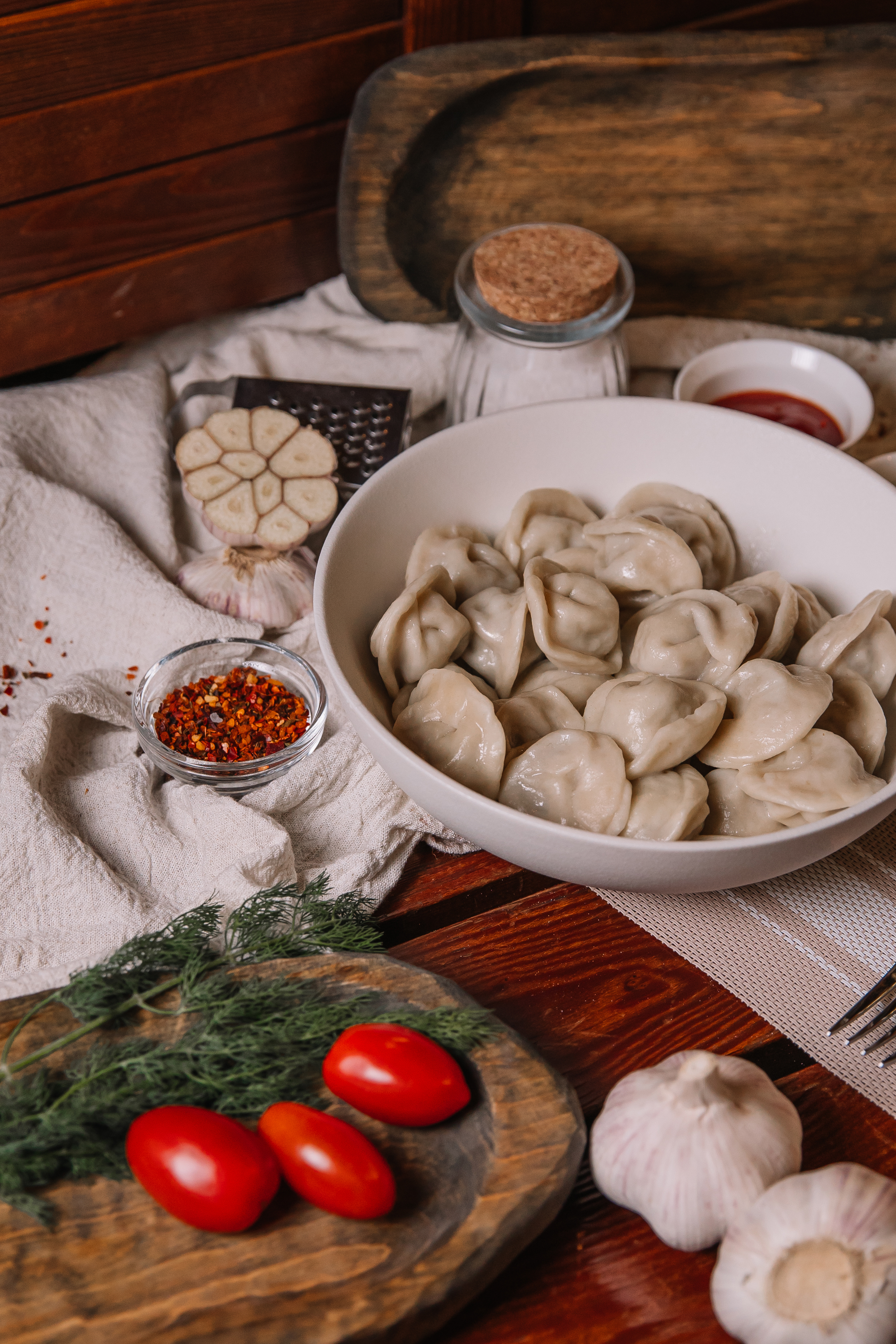 Пельмени "Амурские" со щукой и диким лососем