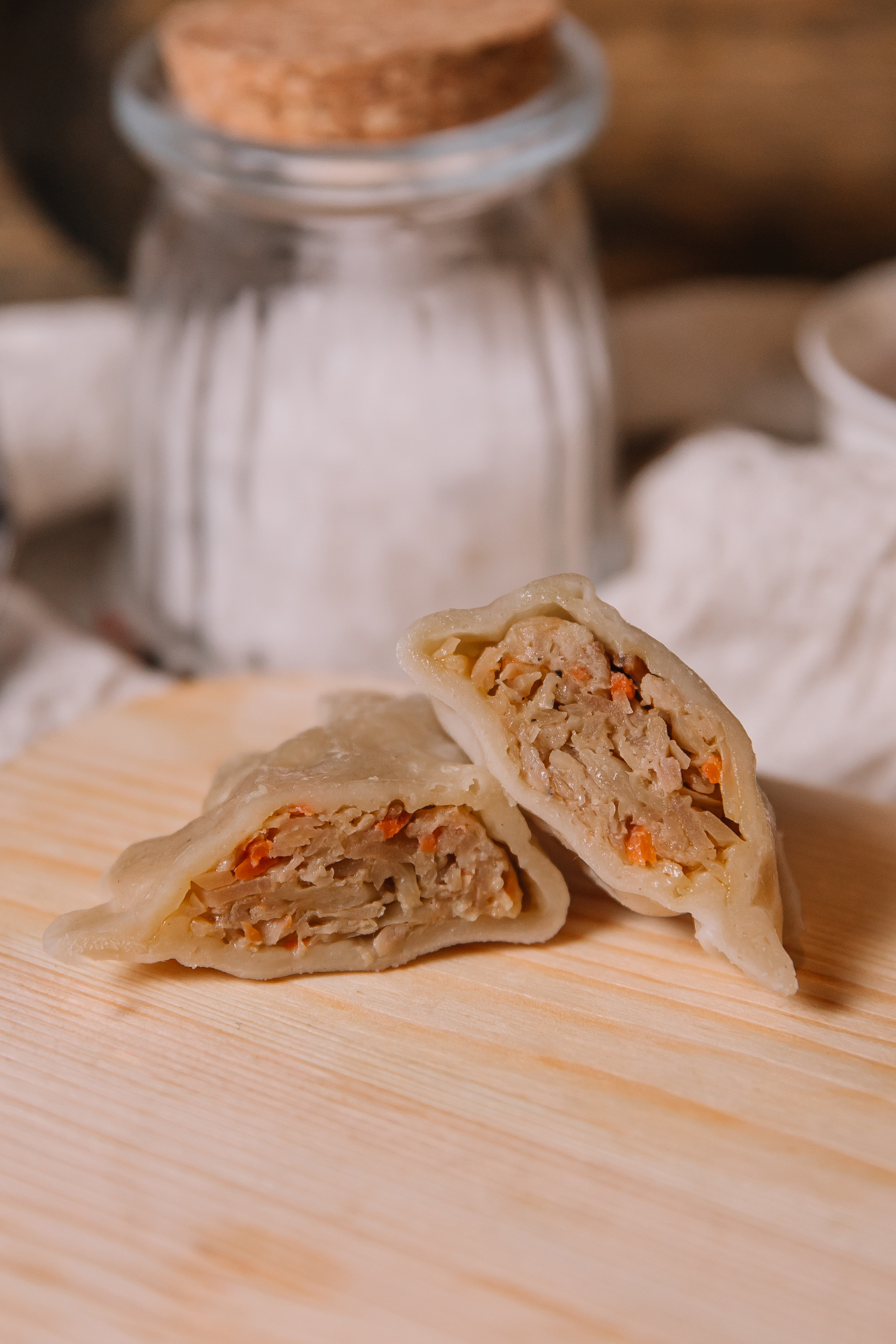 Вареники с капустой и мясом п/ф
