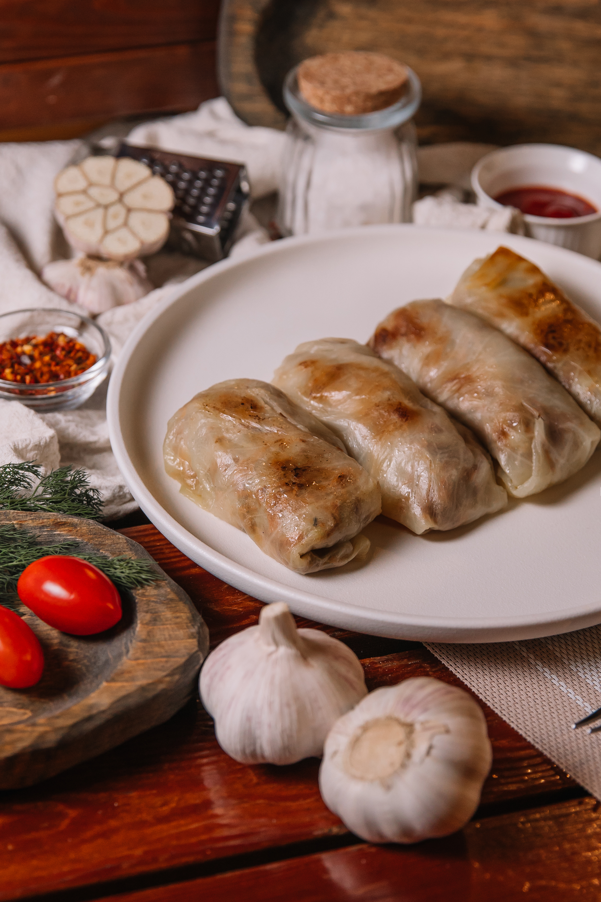 Голубцы с лисичками п/ф