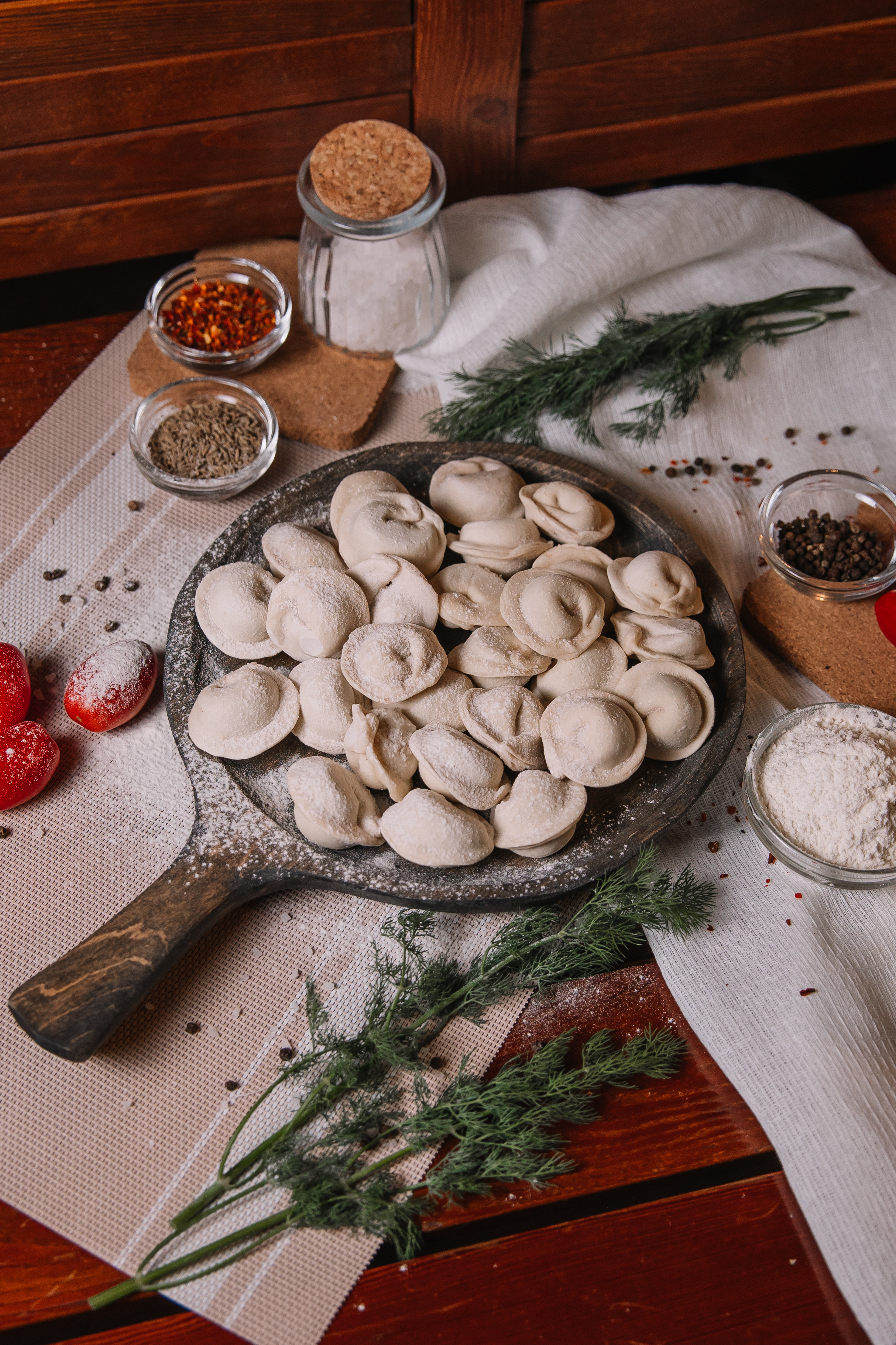 Пельмени "Амурские" со щукой и диким лососем