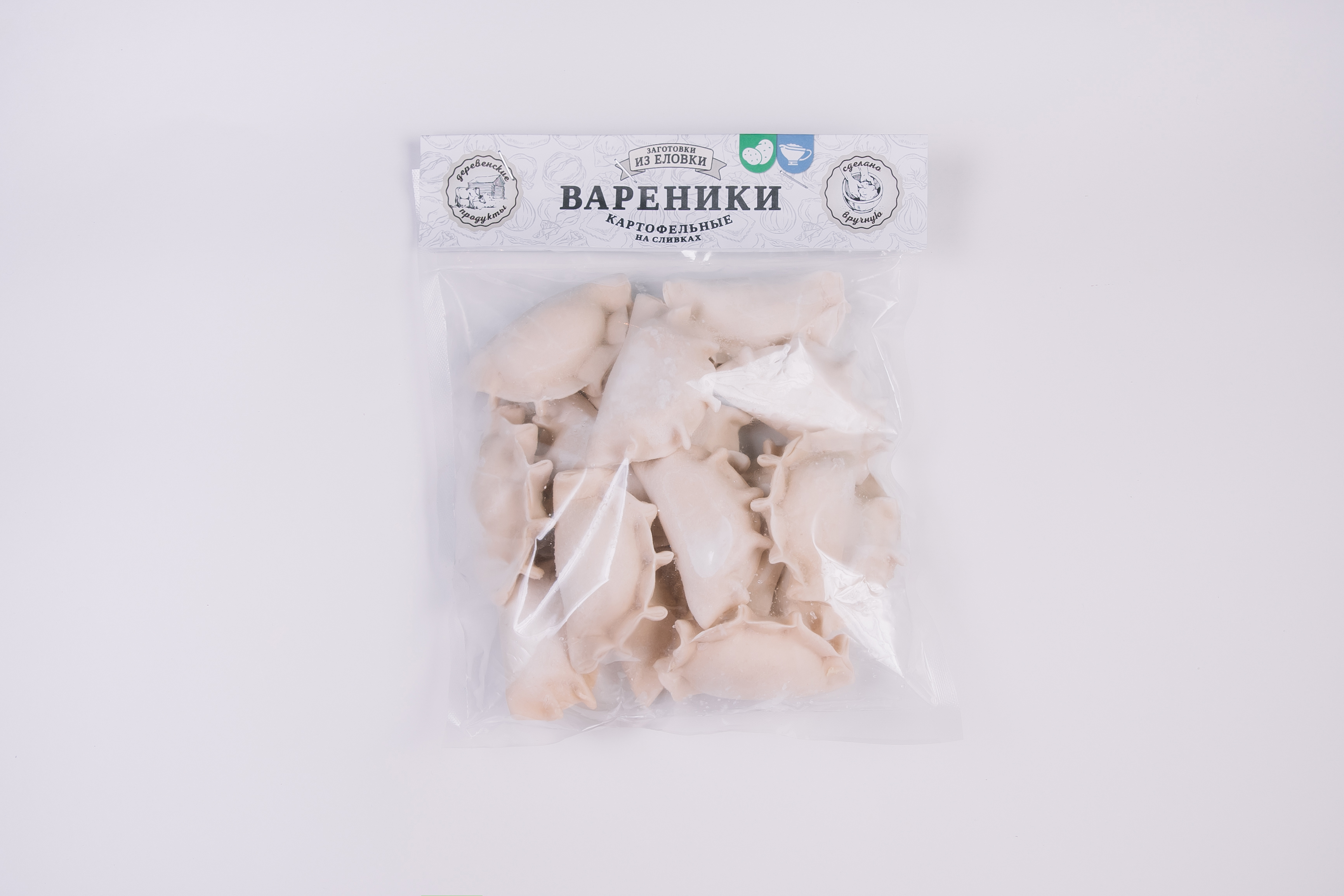 Вареники картофельные на сливках п/ф