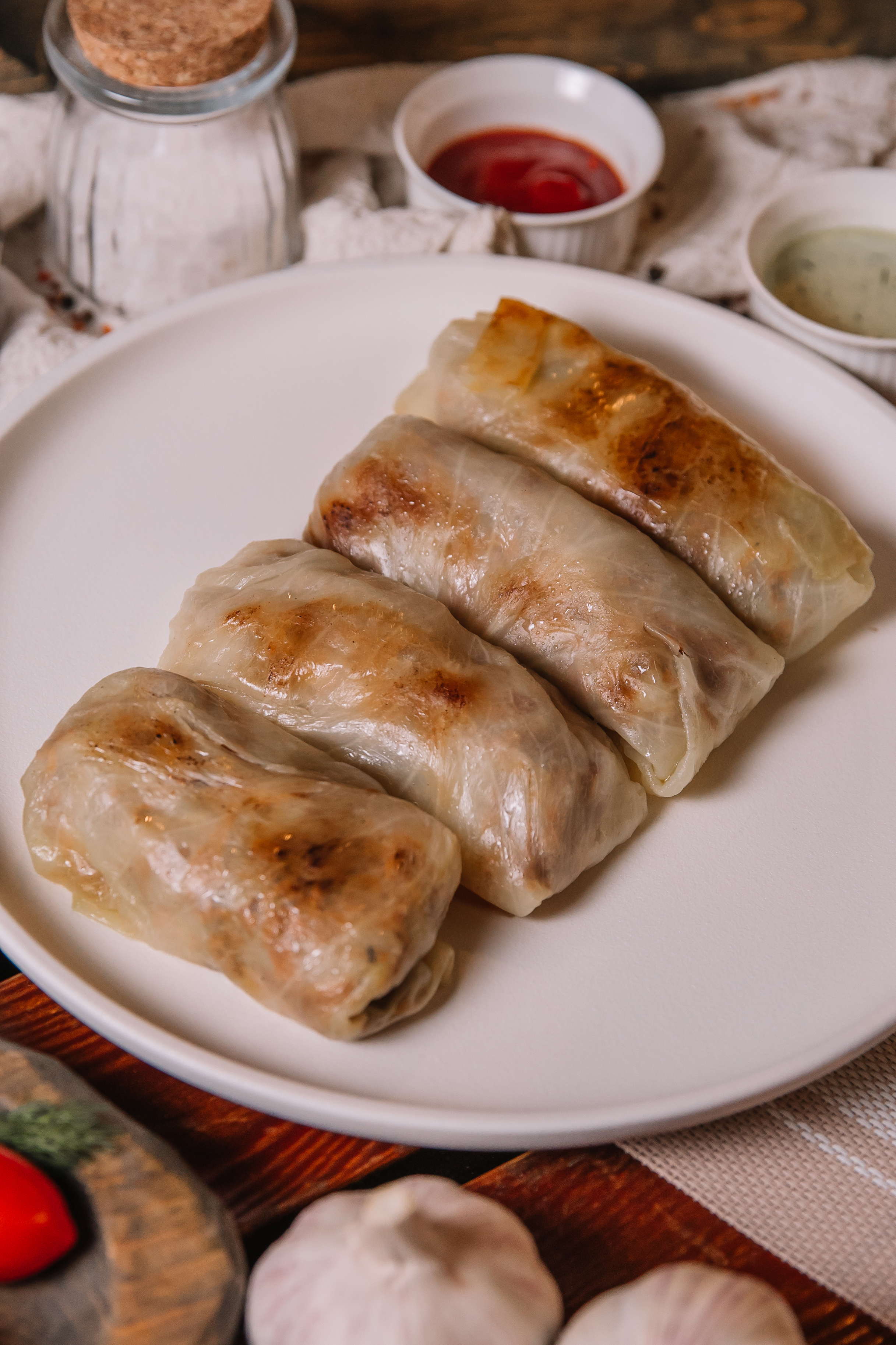 Голубцы с лисичками п/ф