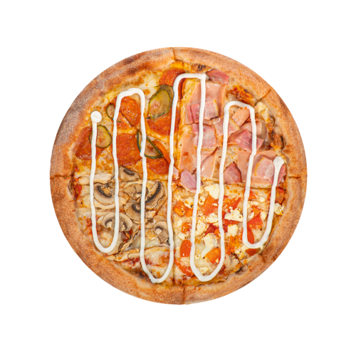 Пицца 4 вида.