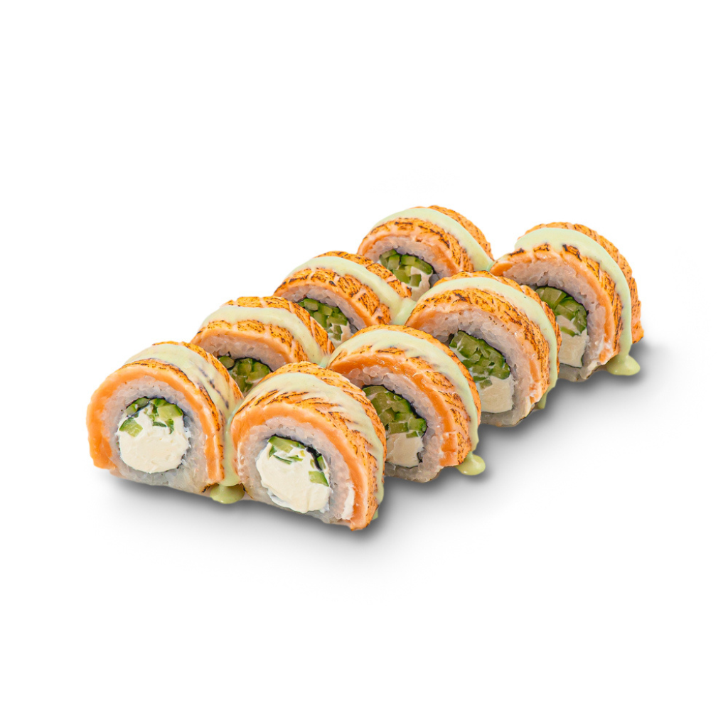 Опаленная филадельфия с васаби