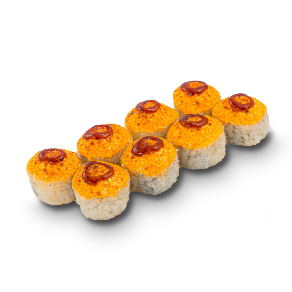 Сырный запеченный с креветкой