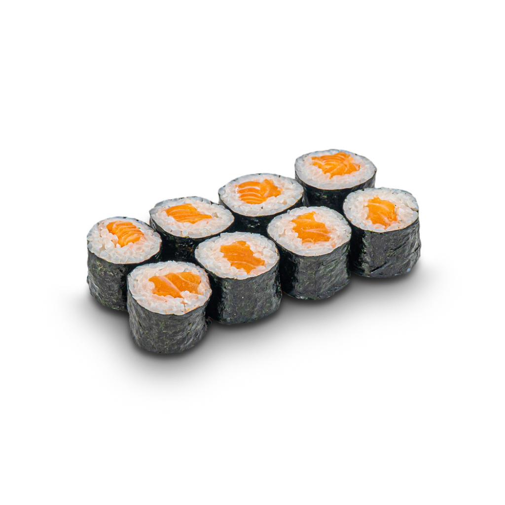 Классический ролл с лососем