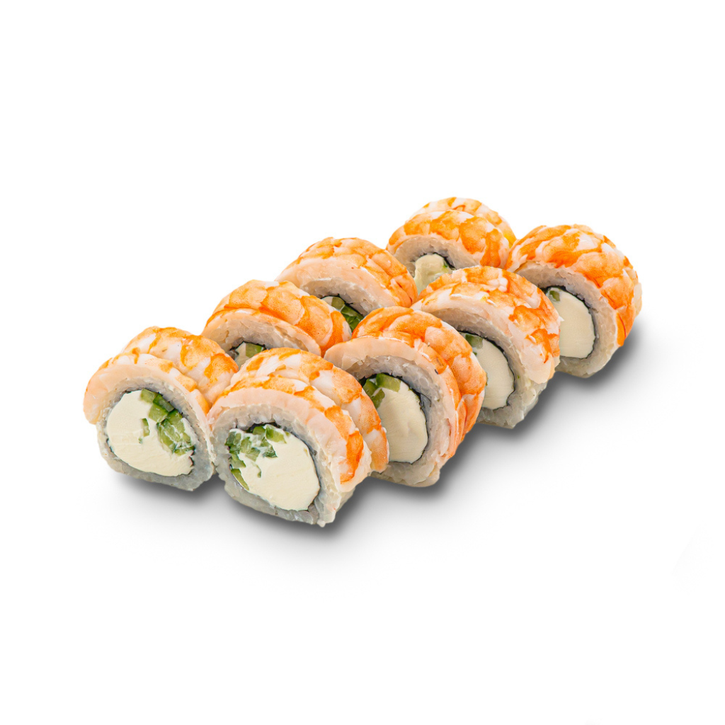 Филадельфия с креветкой сверху