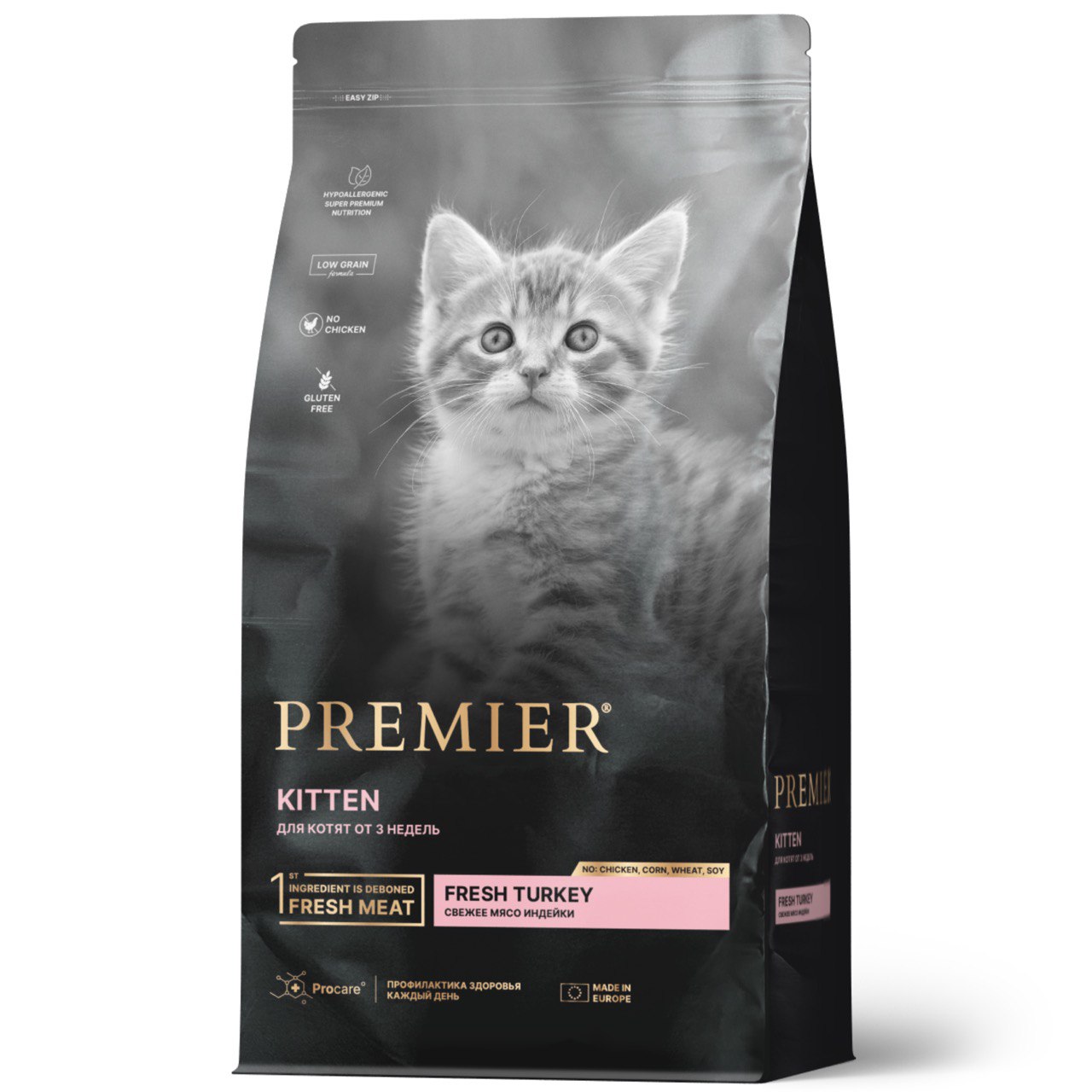 Premier Kitten Индейка д/котят 400 г