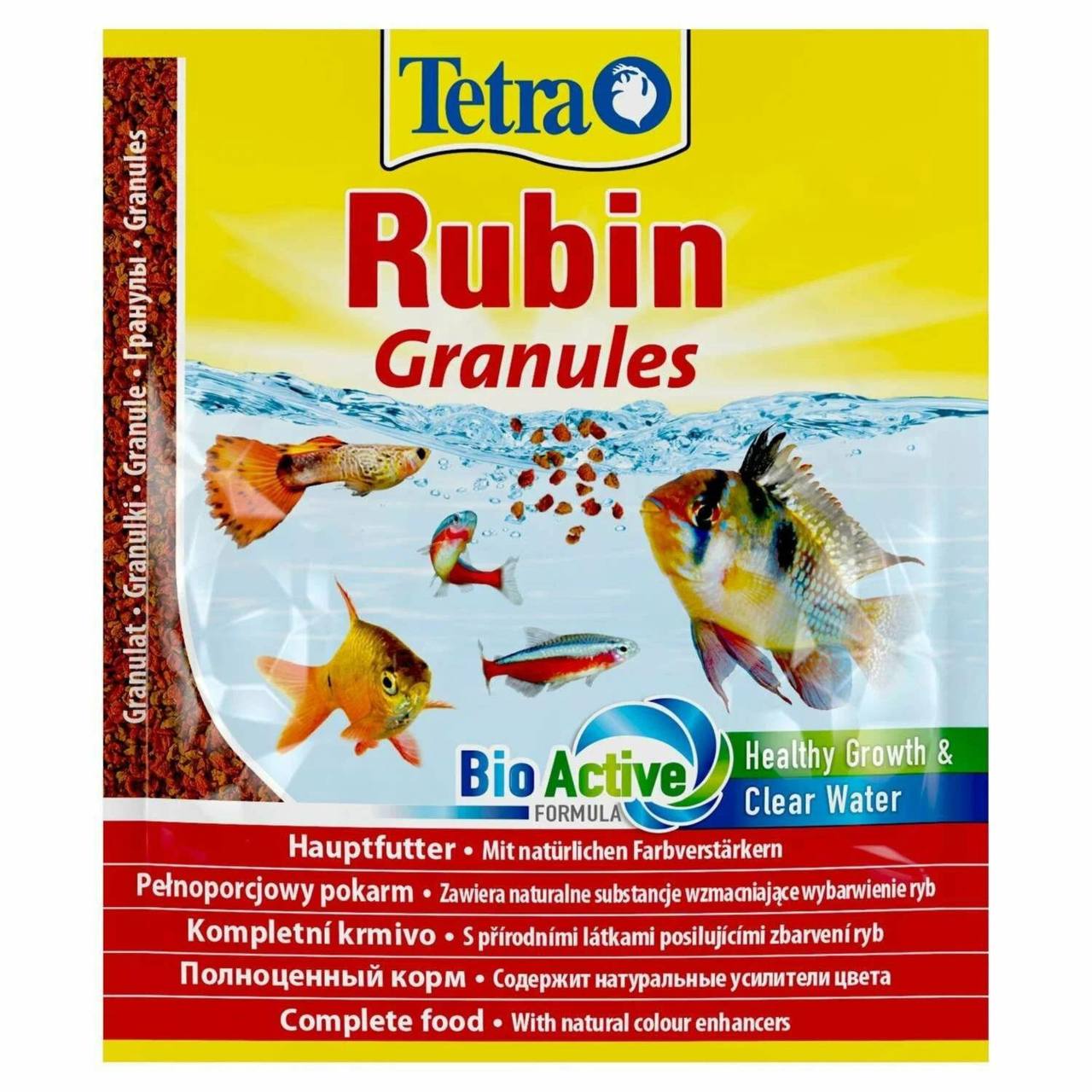 Tetra Rubin гранулы для окраса д/рыб 15 гр