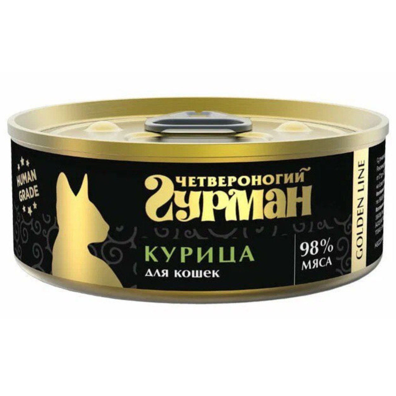 Четвероногий Гурман Golden Курица в желе конс д/кош 100 г