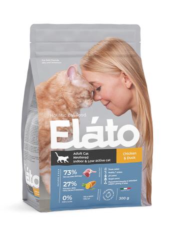 Elato Holistic Adult Cat Neutered Курица/Утка д/кош 300 г