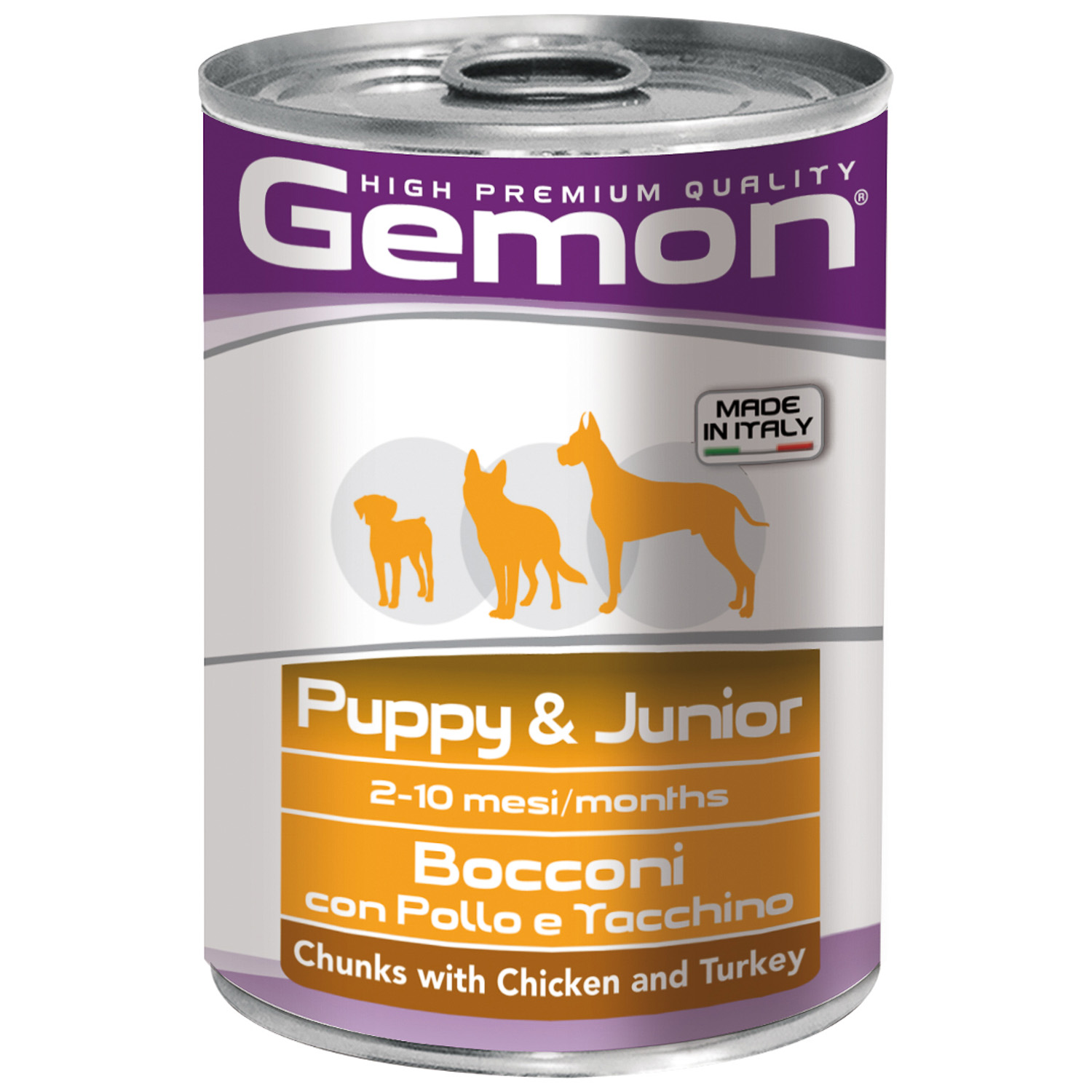 Gemon Puppy & Junior Курица/Индейка конс д/щен 415 г